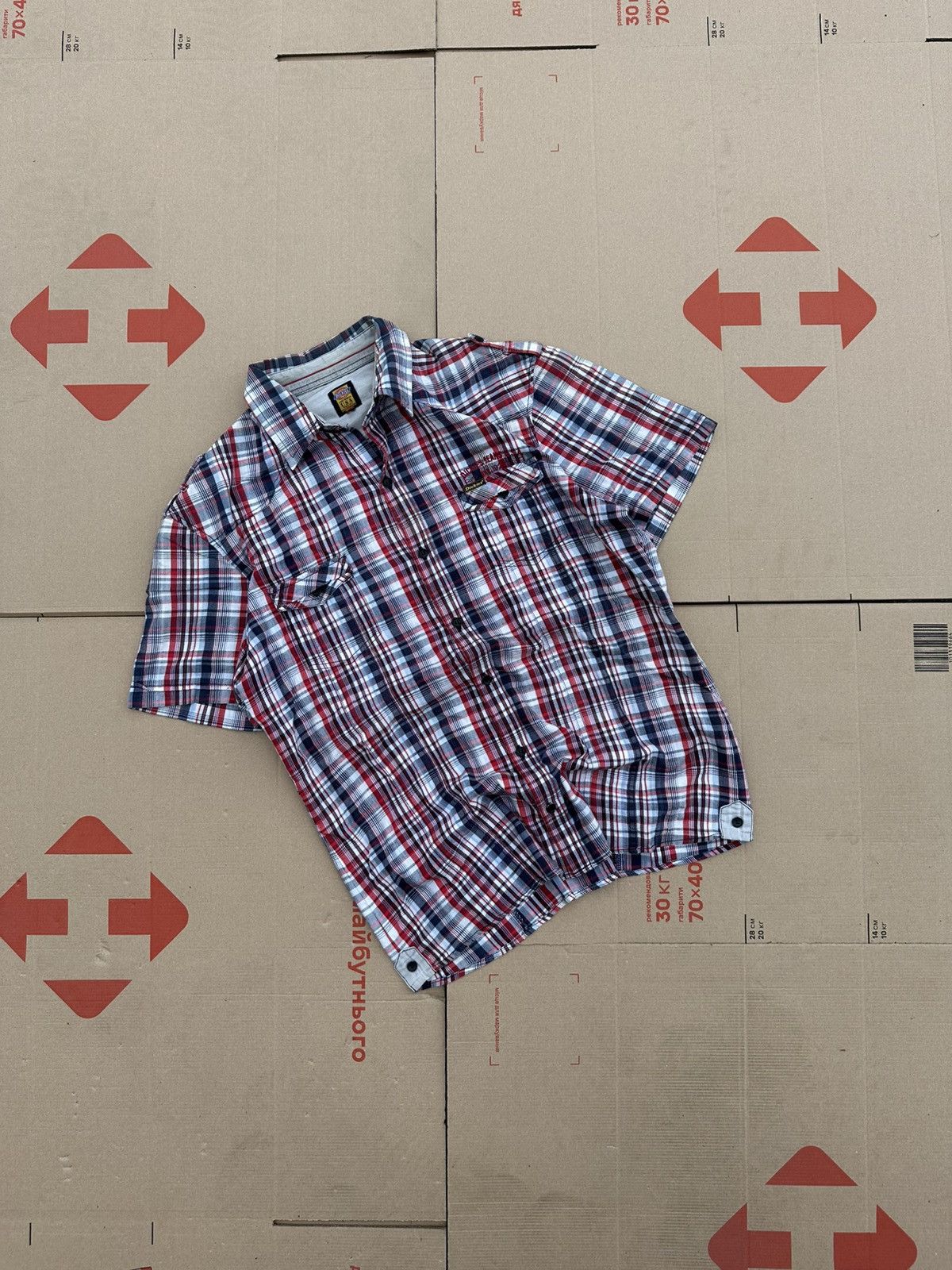 Dickies × Vintage Rare Vintage Dickies Distressed Shirt Y2K Japan Style Size US XL / EU 56 / 4 - 1 Thumbnail