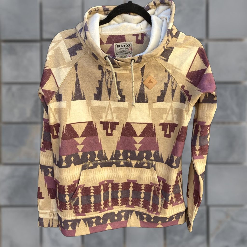 Burton Burton DryRide Southwestern Print Multicolor LS Hoodie M Poly NWOT Mens Size US M / EU 48-50 / 2 - 1 Thumbnail
