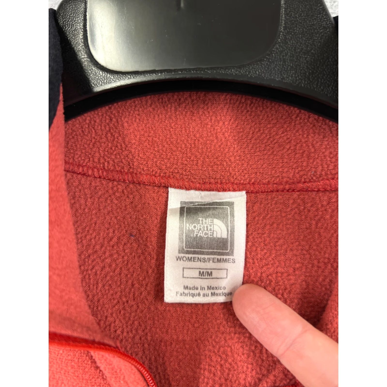 The North Face The North Face Women Sweatshirt Pullover Mock Neck 1/4 Zip Red Polyester Fleece Size M Size M / US 6-8 / IT 42-44 - 7 Thumbnail