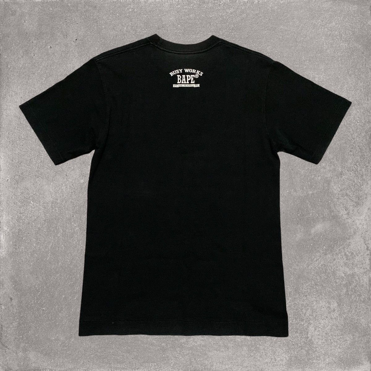 Bape Bape Small Multi Graphic Black Tee A Bathing Ape 2005 Size US S / EU 44-46 / 1 - 2 Thumbnail