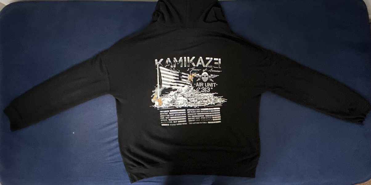 Eminem Kamikaze Flag Hoodie Size US XL / EU 56 / 4 - 2 Thumbnail