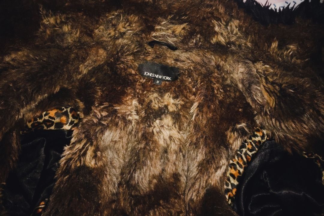 Jones New York Jones New York Fur Coat Size M / US 6-8 / IT 42-44 - 4 Thumbnail