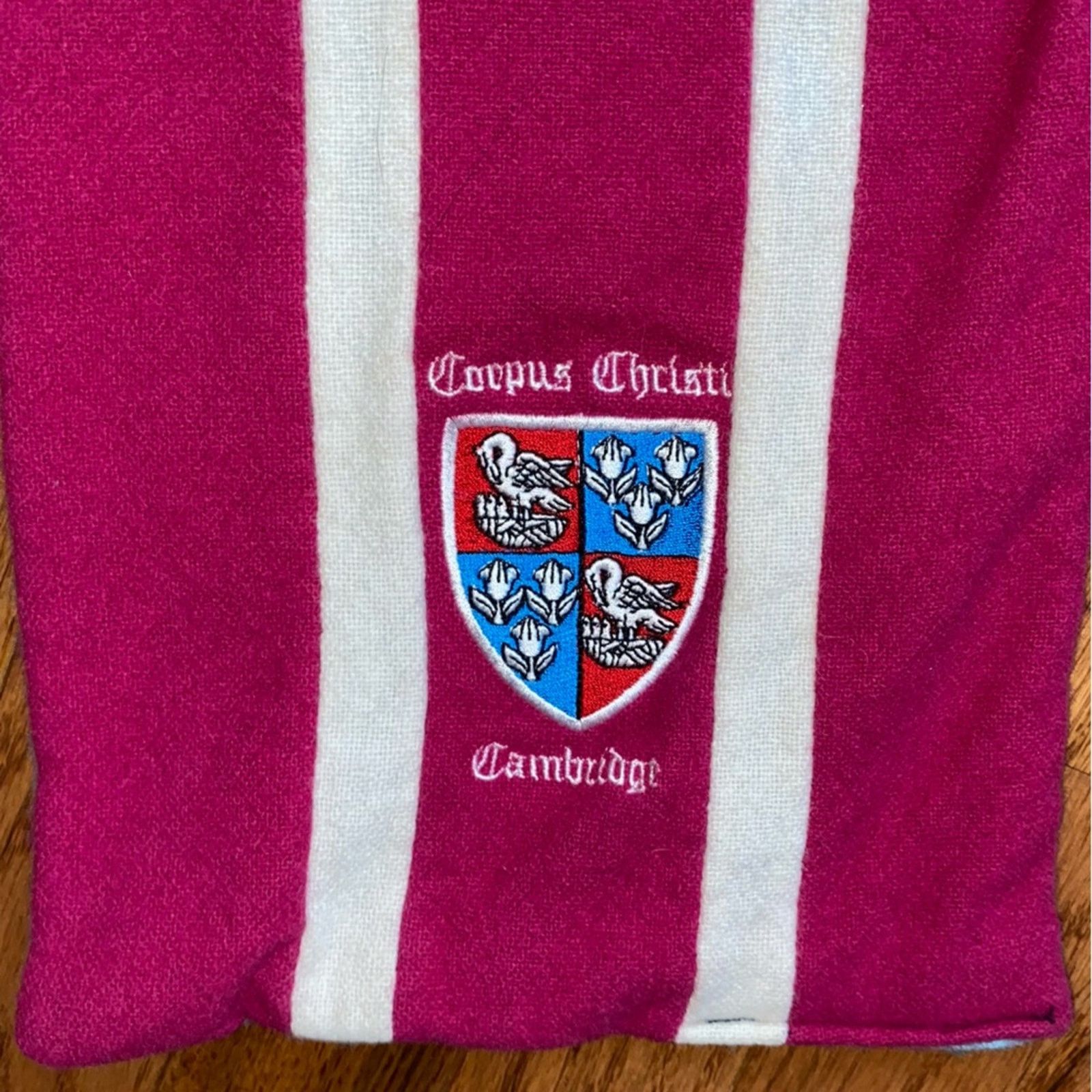 Hardy Amies Vtg Ryder & Amies Cambridge Corpus Christi Wool Scarf Size ONE SIZE - 7 Thumbnail