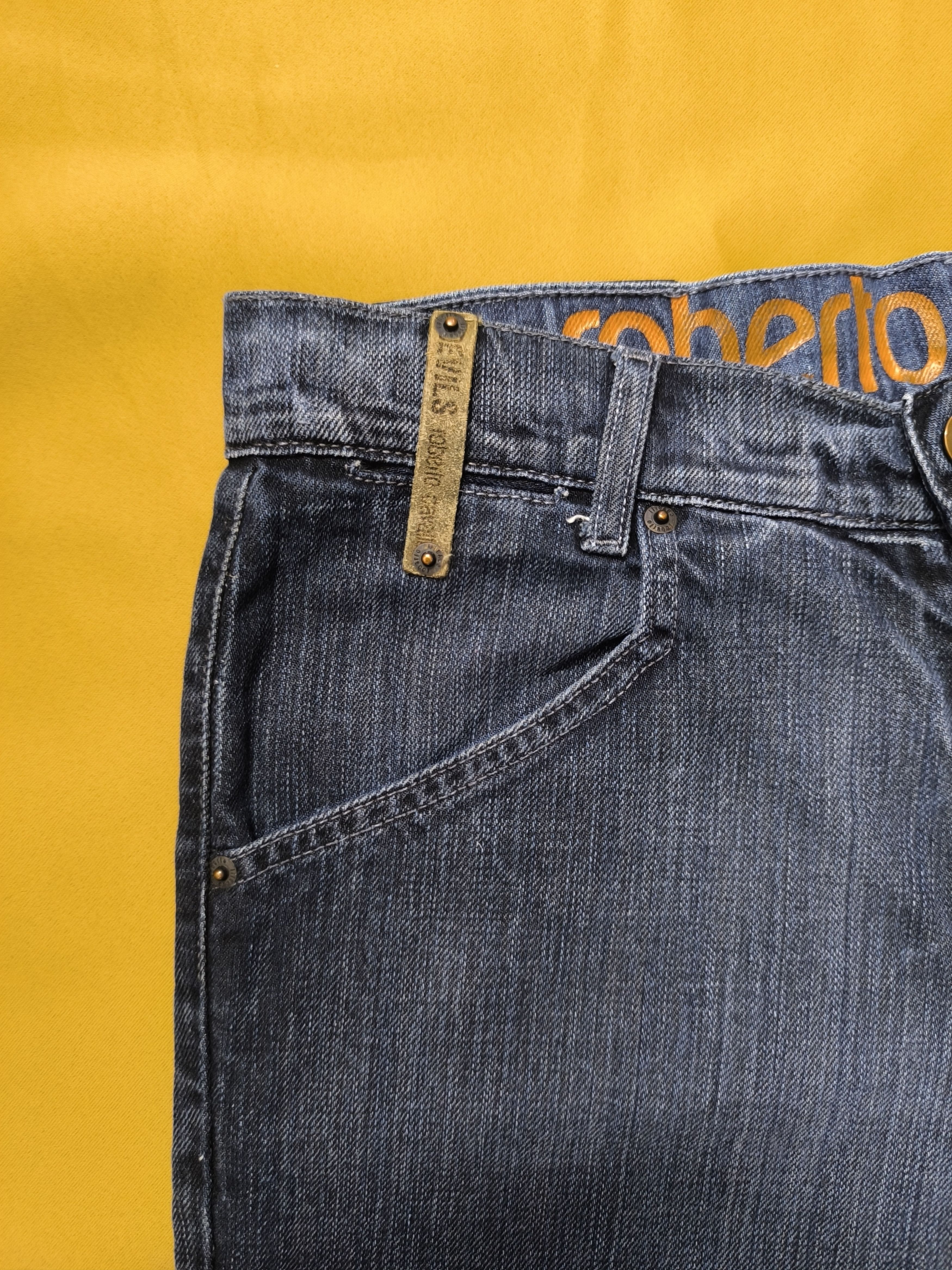 Roberto Cavalli Roberto Cavalli Vintage Devils Junior Blue Jeans Size XS Y2K Size 24" / US 00 / IT 34 - 5 Thumbnail