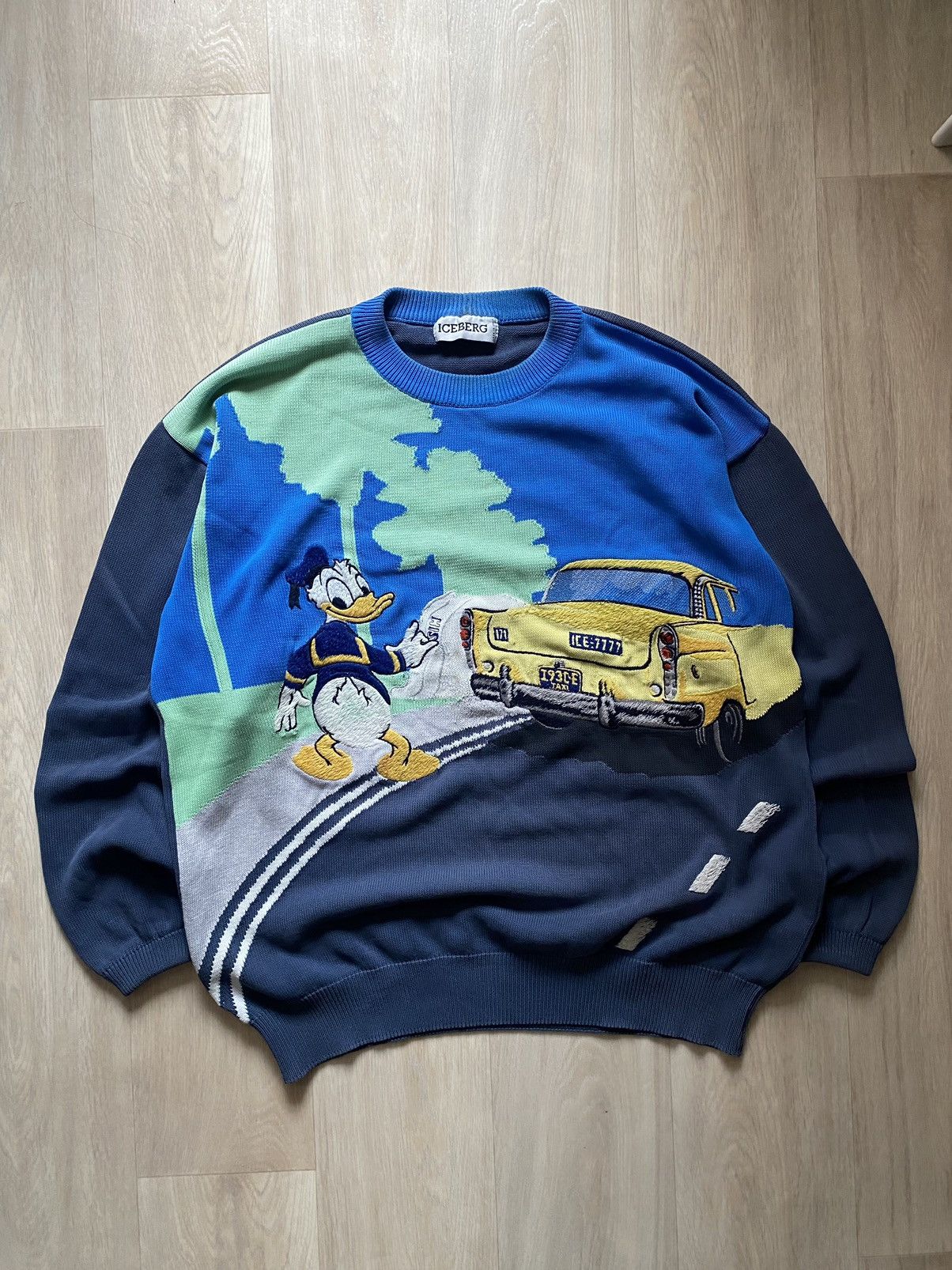 Very Rare Iceberg History Sweater Vintage 1992 Disney 'Donald Duck' Size US XL / EU 56 / 4 - 1 Preview