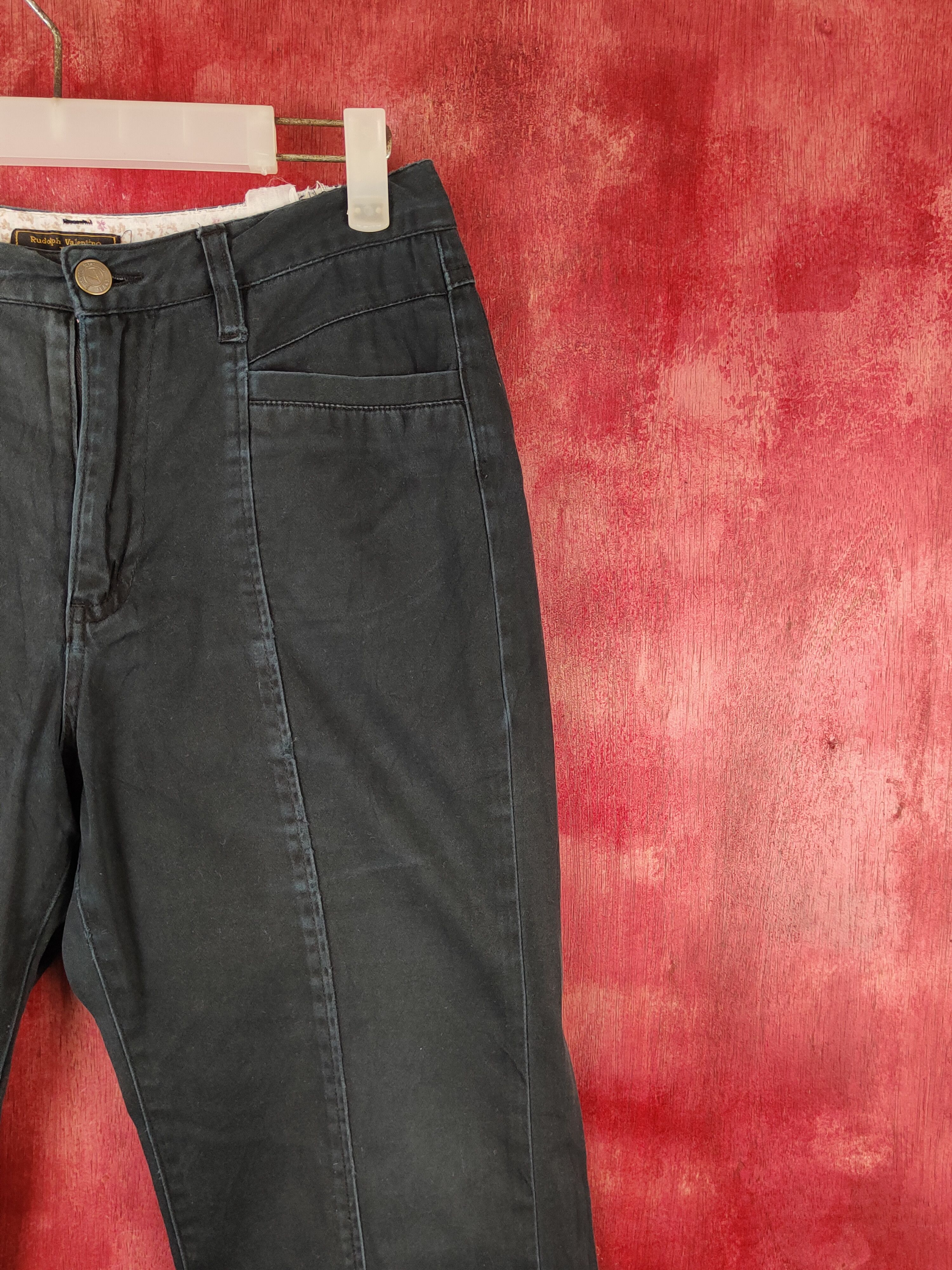 Japanese Brand Rudolph Valentino Dark Blue Multipocket Casual Pants #S1757 Size 28" / US 6 / IT 42 - 5 Thumbnail