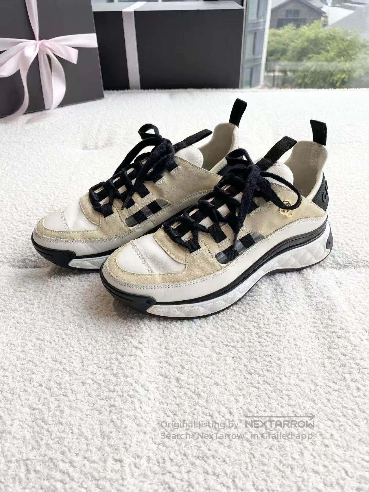 Chanel Chanel Double clogo sneakers| Size US 5.5 / IT 35.5 - 1 Thumbnail