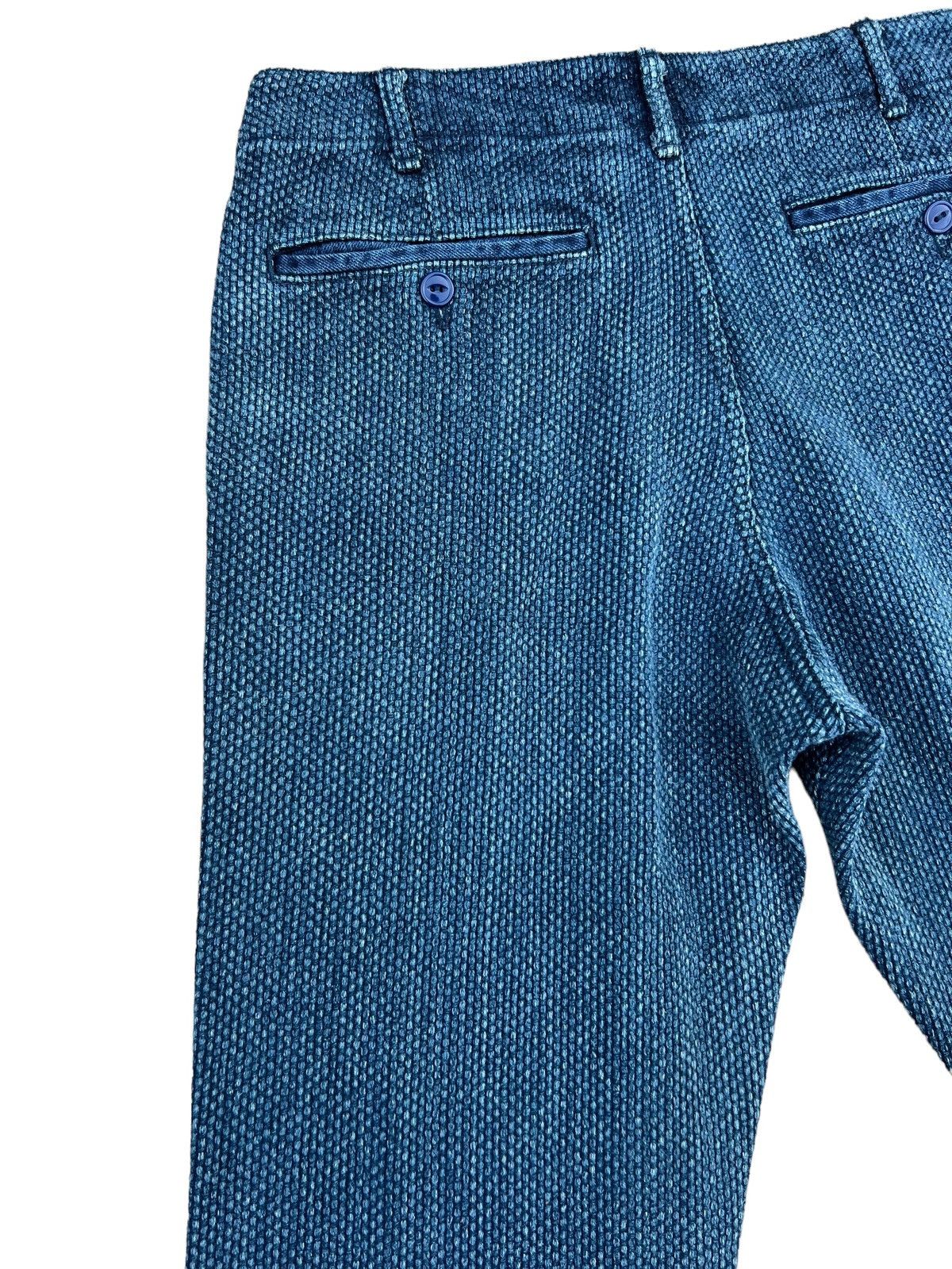 Indigo Blue Trick Japan Fade Indigo Kendo Sashiko Chinos Pant Size US 29 - 13 Thumbnail