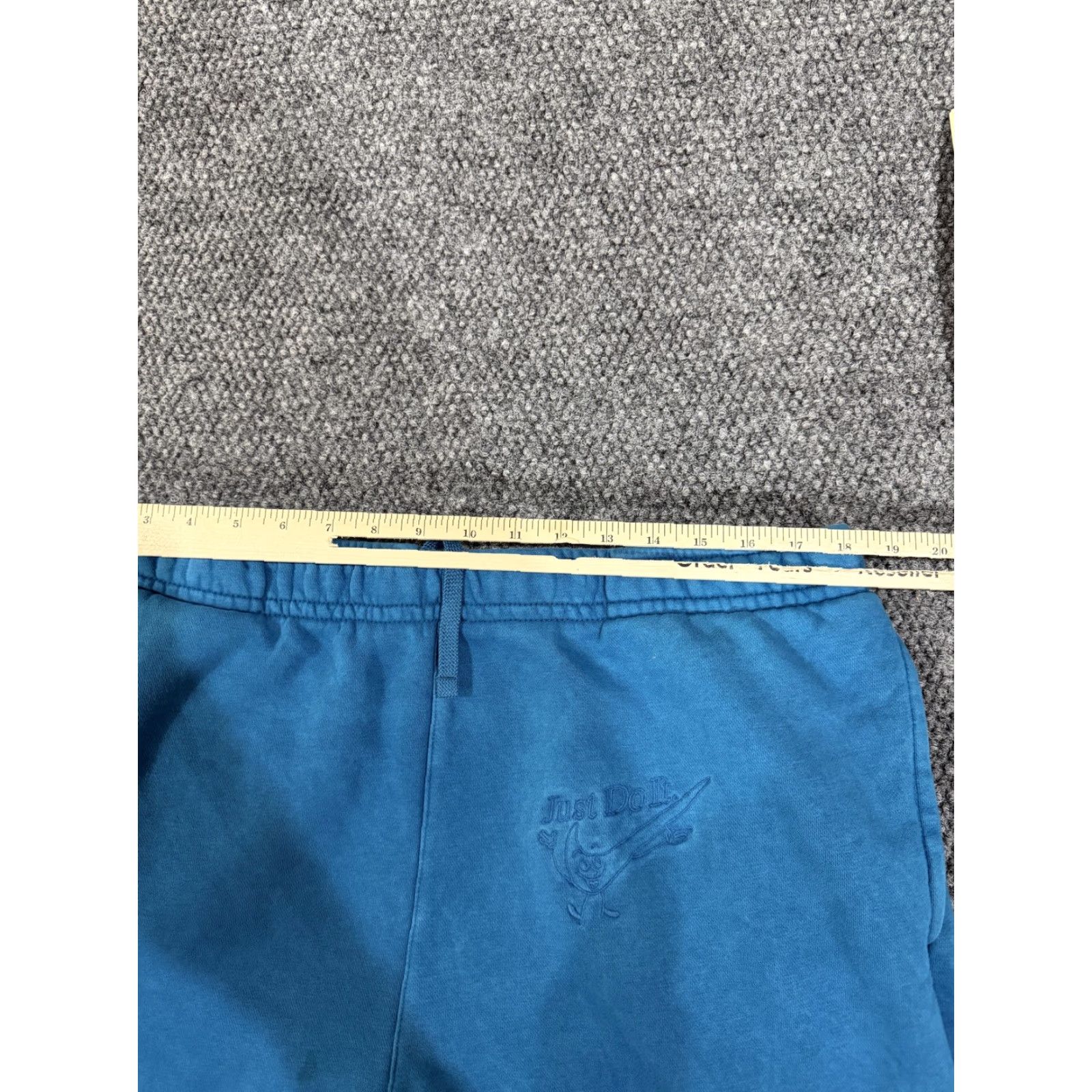 Nike Nike Sweatpants Mens XL Blue Fleece Joggers Just Do It Graphic Athletic Pants Sportswear Size US 36 / EU 52 - 6 Thumbnail