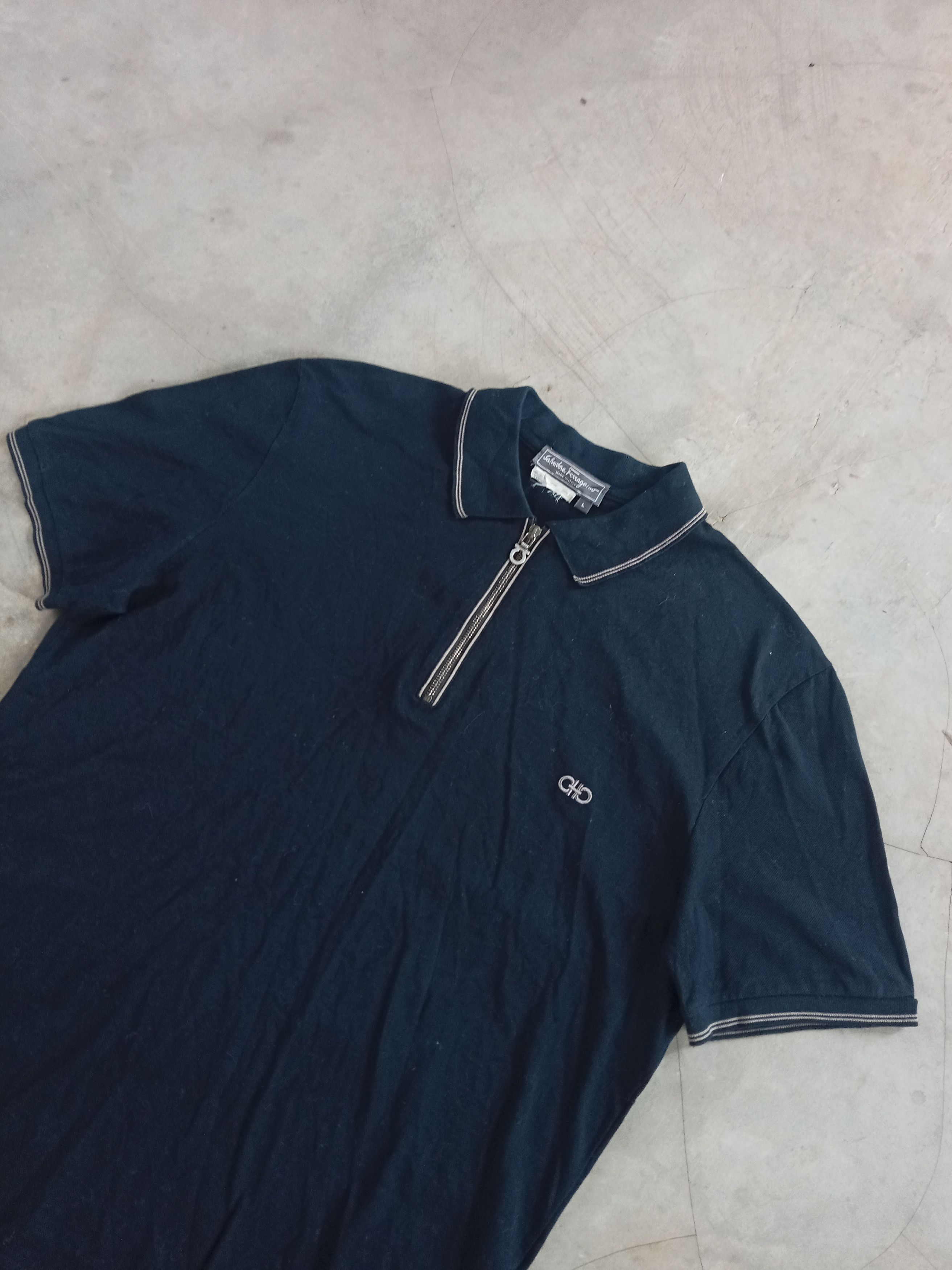 Salvatore Ferragamo Salvatore Ferragamo Polo Shirt Size US L / EU 52-54 / 3 - 2 Thumbnail