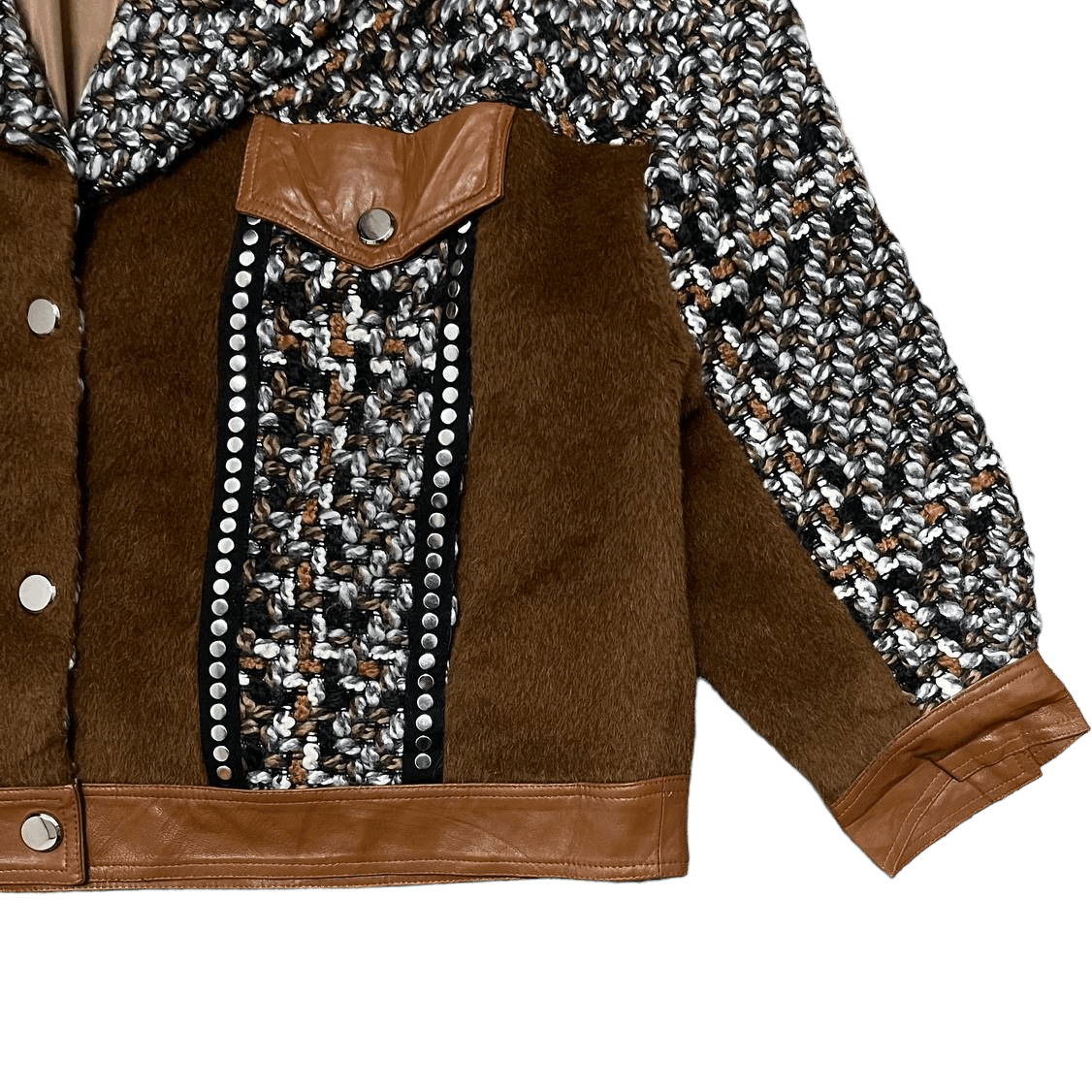 Handmade Japanese Brand Knit Mohair Coat Jacket Cropped Size L / US 10 / IT 46 - 4 Thumbnail