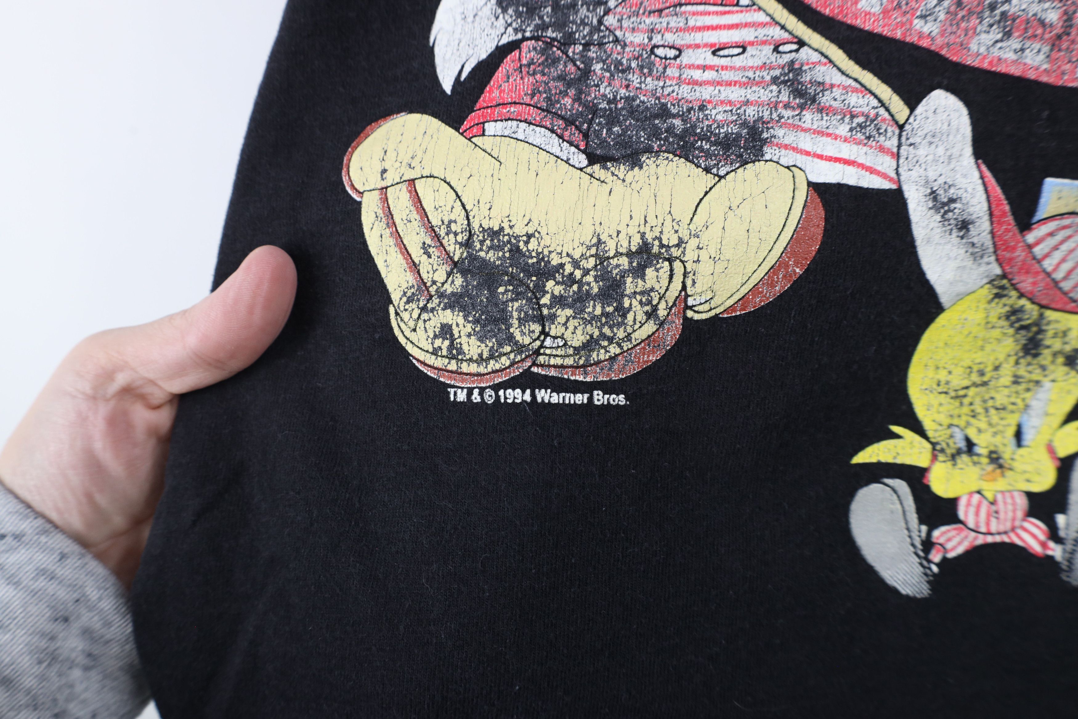 Vintage Vintage 90s Looney Tunes Reds Baseball T-Shirt USA Size US XL / EU 56 / 4 - 7 Thumbnail