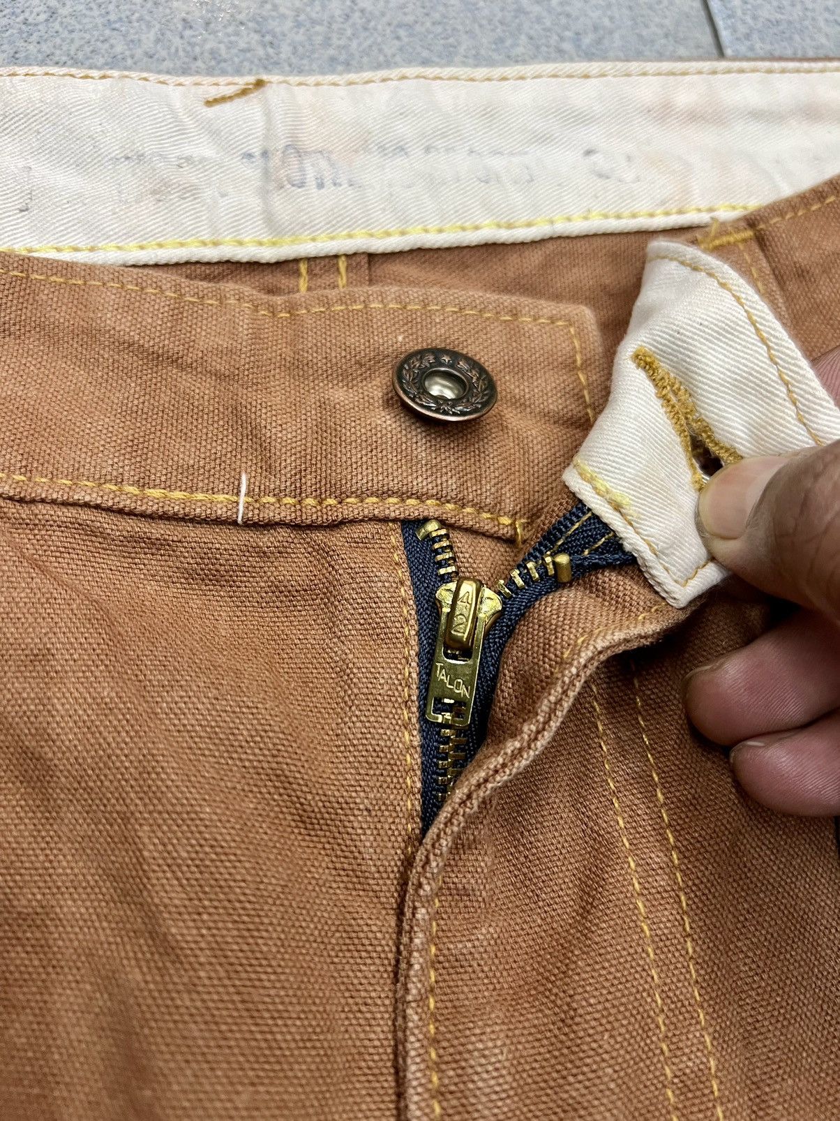 Vintage Vintage 80s Unbranded Worker Pants Size US 34 / EU 50 - 7 Thumbnail
