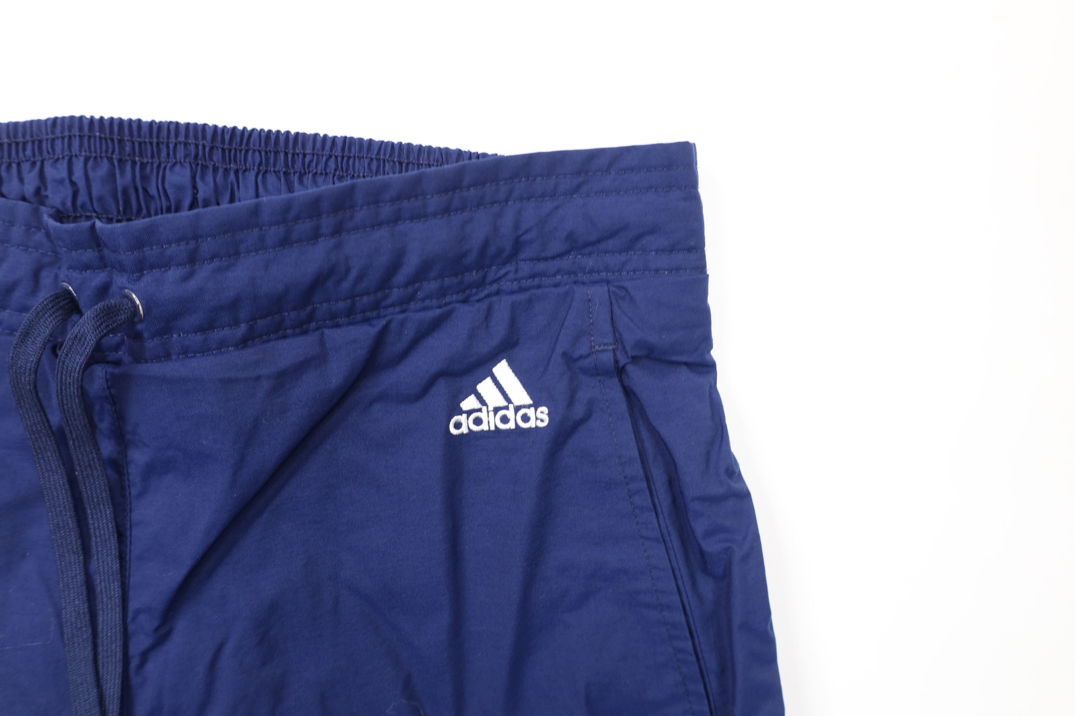 Adidas × Vintage Vintage Y2K 2000 Adidas Striped Wide Leg Windbreaker Pants Size 27" / US 4 / IT 40 - 5 Thumbnail