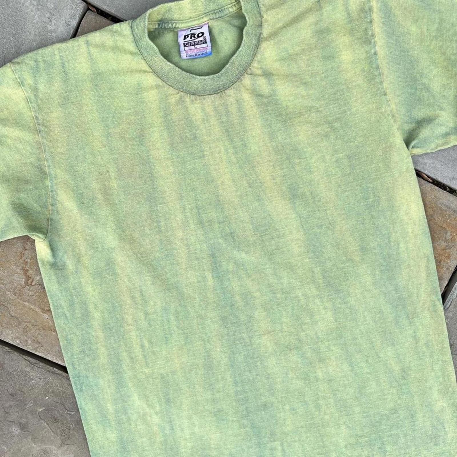 Other Y2K Multi-Green Over Dye T-Shirt Size US L / EU 52-54 / 3 - 2 Thumbnail