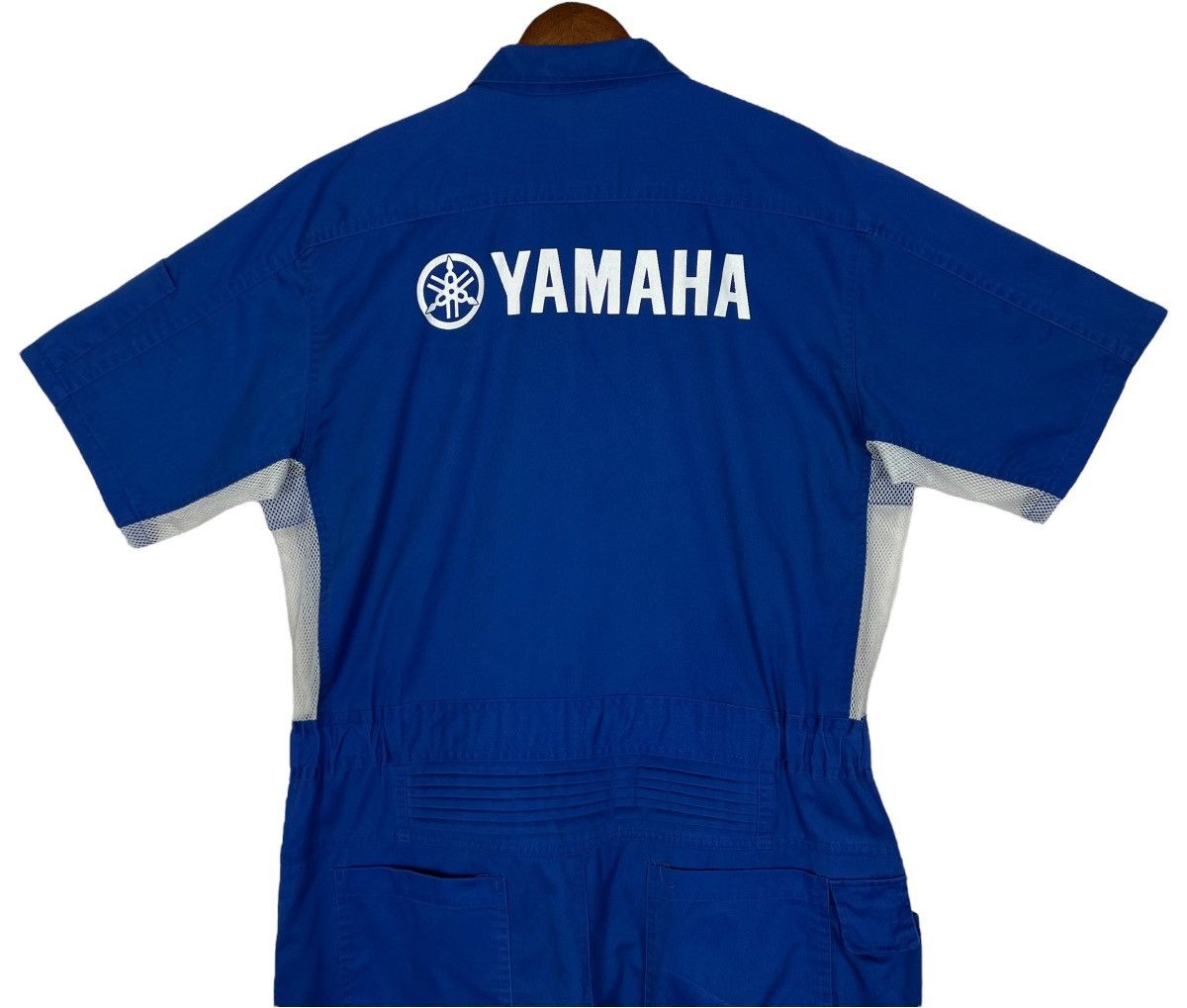 Yamaha Vintage Yamaha Valentino Rossi R1 Racing Mechanic Jumpsuit Size US 41 - 8 Thumbnail