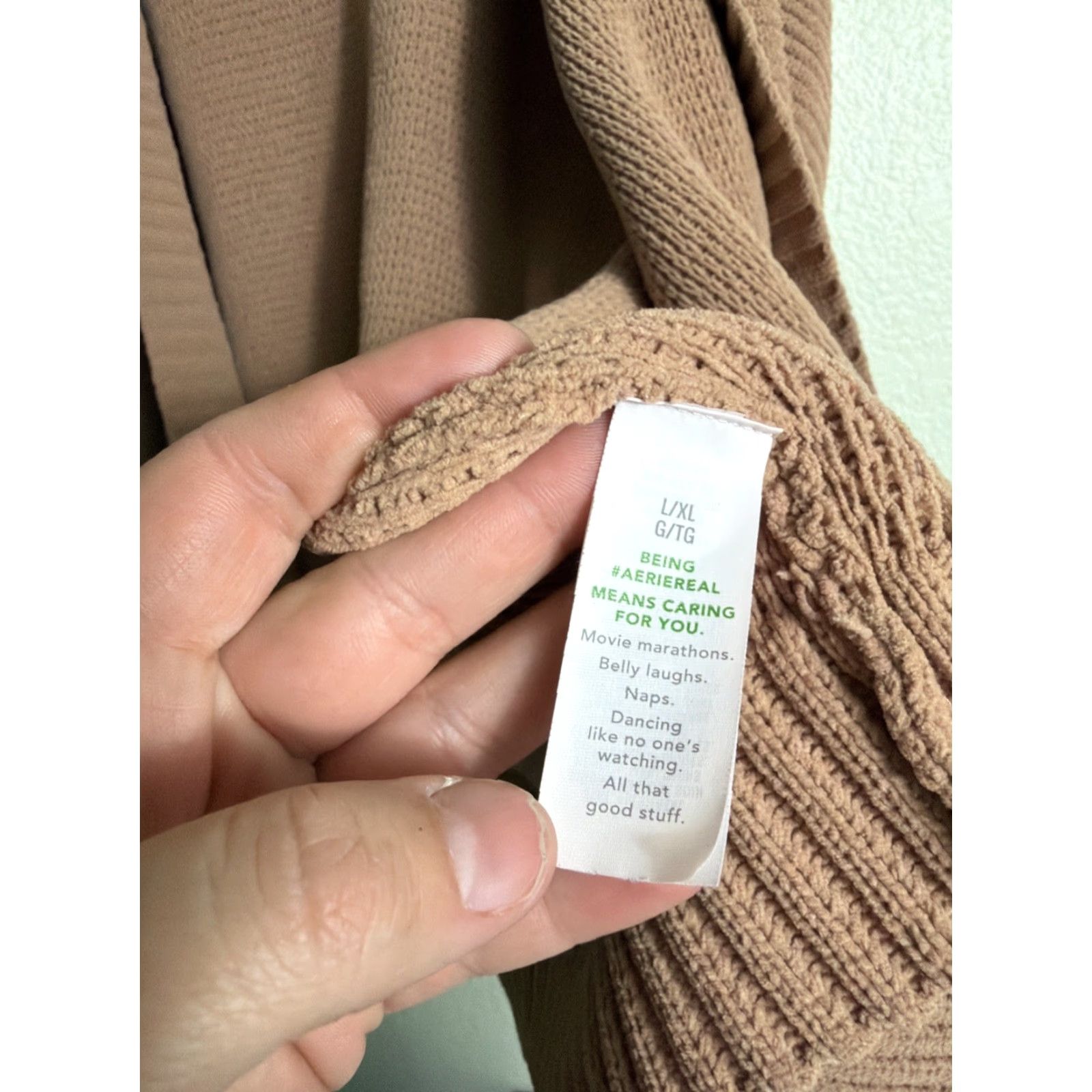 Vintage Aerie Cardigan Shirt Womens Sleeveless Hooded Taupe Pockets XL Beige Polyester Size XL / US 12-14 / IT 48-50 - 7 Thumbnail