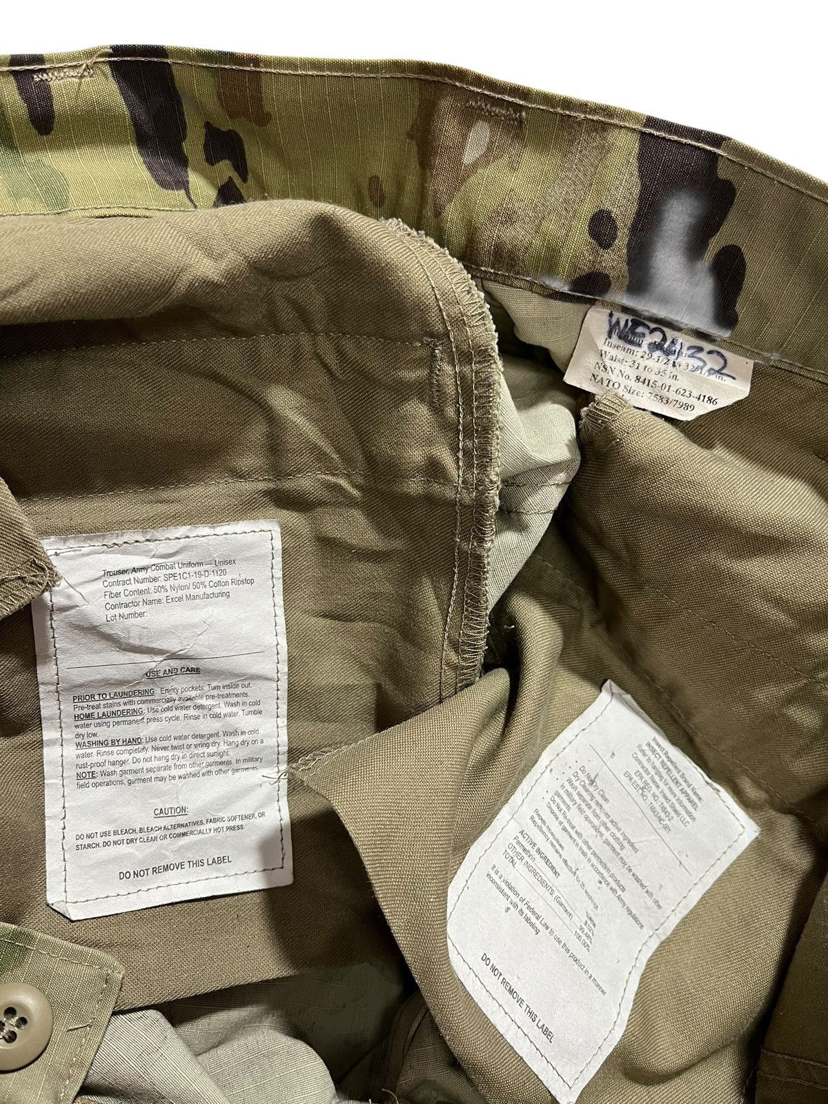 Other ARMY CAMO CARGO RIPSTOP PANT Size US 37 - 7 Thumbnail