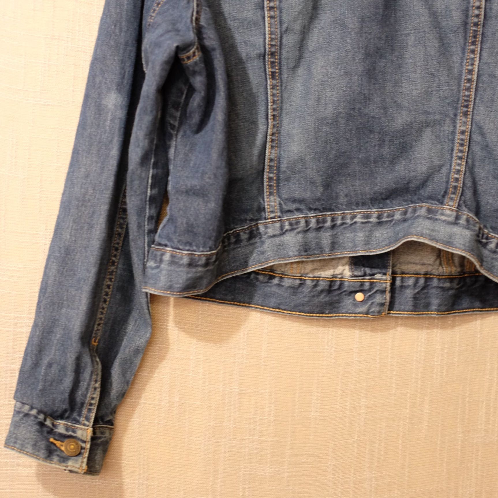 Old Navy Old Navy Denim Jean Jacket Blue 100% Cotton Button Front Women's XL Size 40" / US 18 - 7 Thumbnail