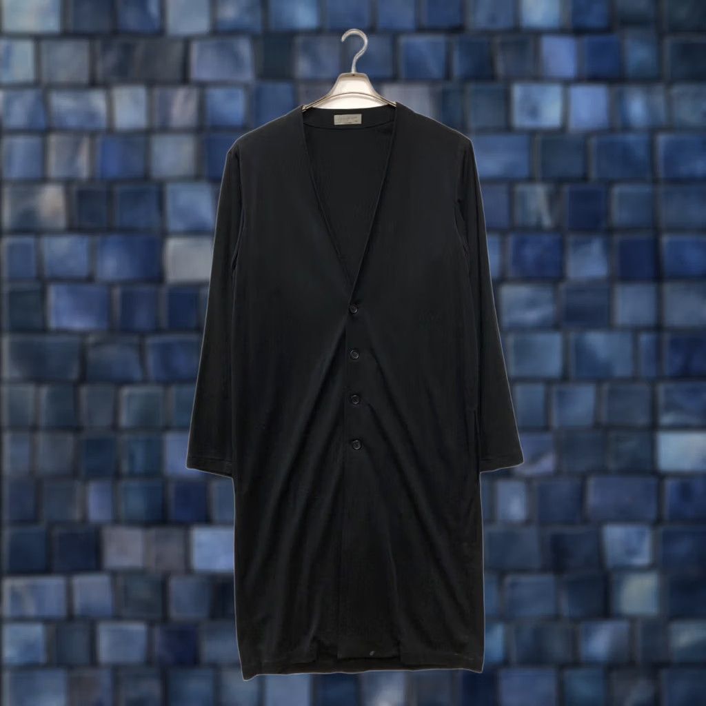 Yohji Yamamoto Yohji Yamamoto Cardigan Cotton Long Sleeve Solid Black Size 3 elegant Men Size US S / EU 44-46 / 1 - 1 Thumbnail