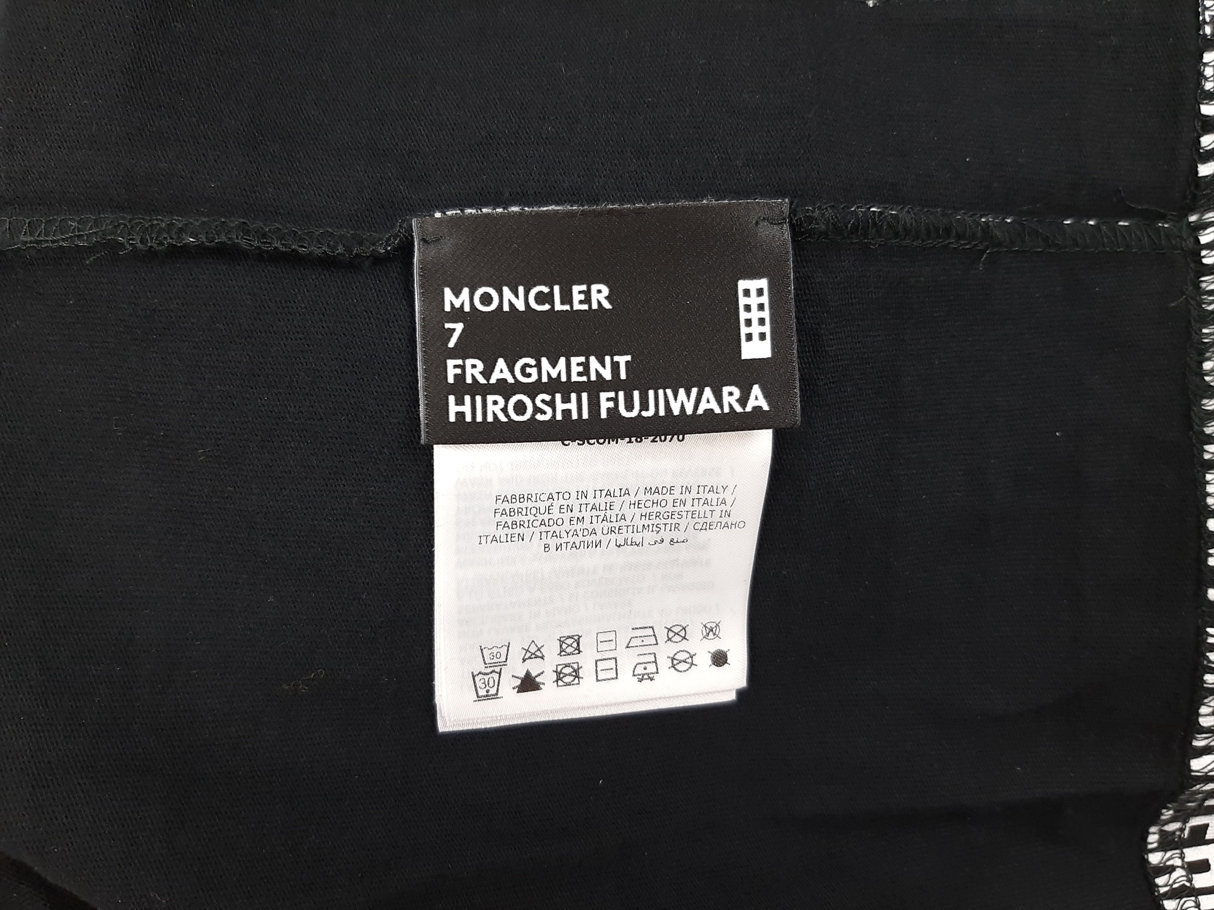 Moncler Genius 7 x Fragment T-Shirt Multicolor Men's Size S