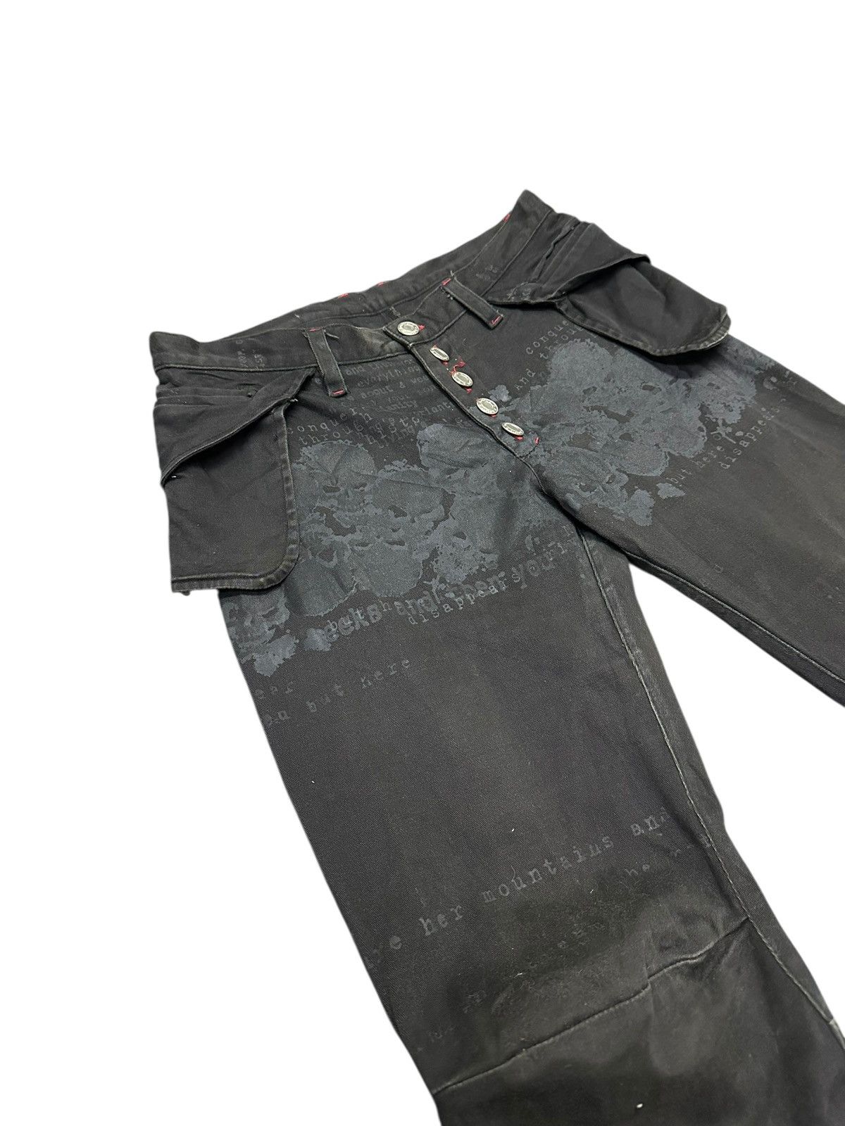 Seditionaries h.Anarchy Punk Bondage Flare Pant Size US 30 / EU 46 - 5 Thumbnail