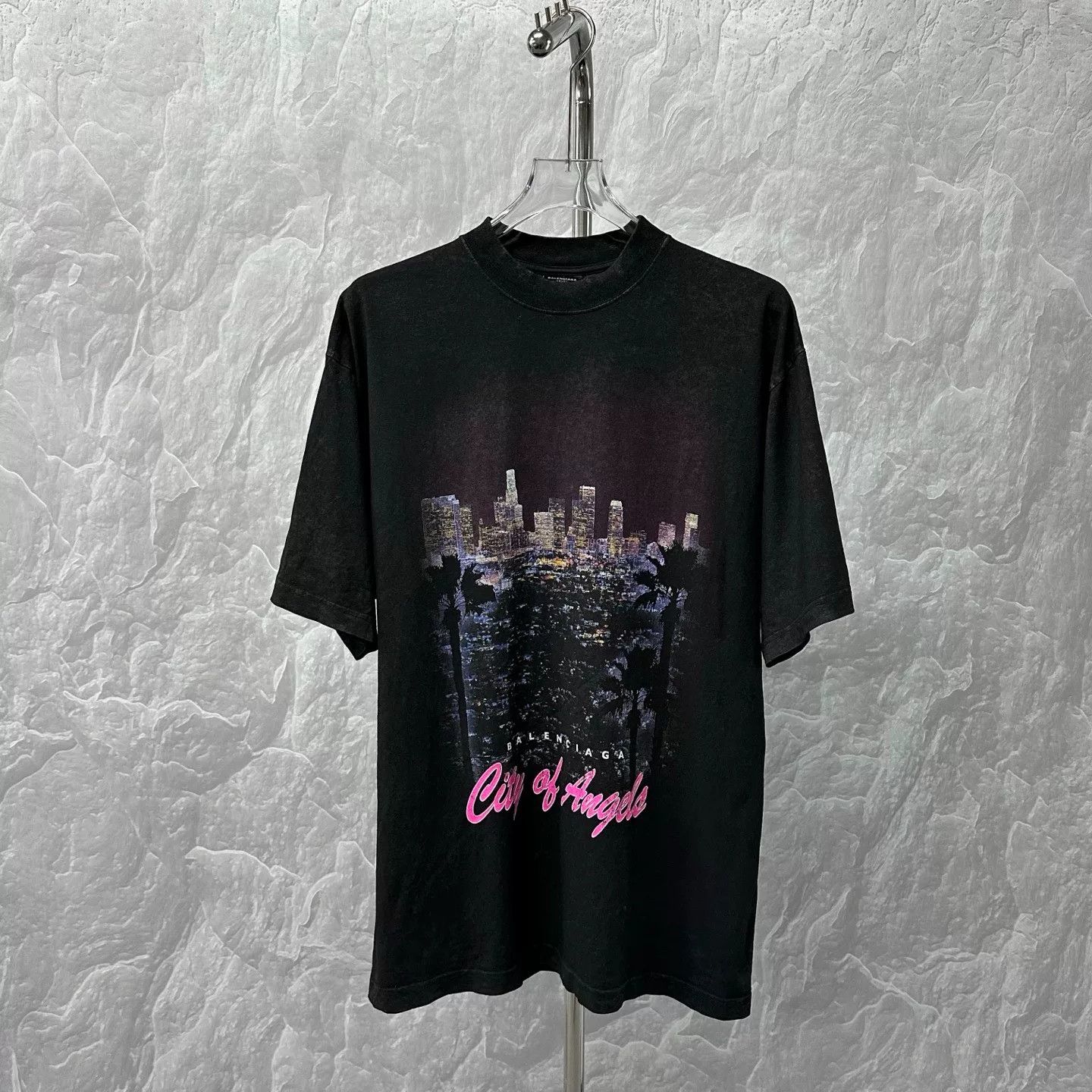 Balenciaga Balenciaga City of Angels Short Sleeve T-Shirt Size US S / EU 44-46 / 1 - 1 Thumbnail