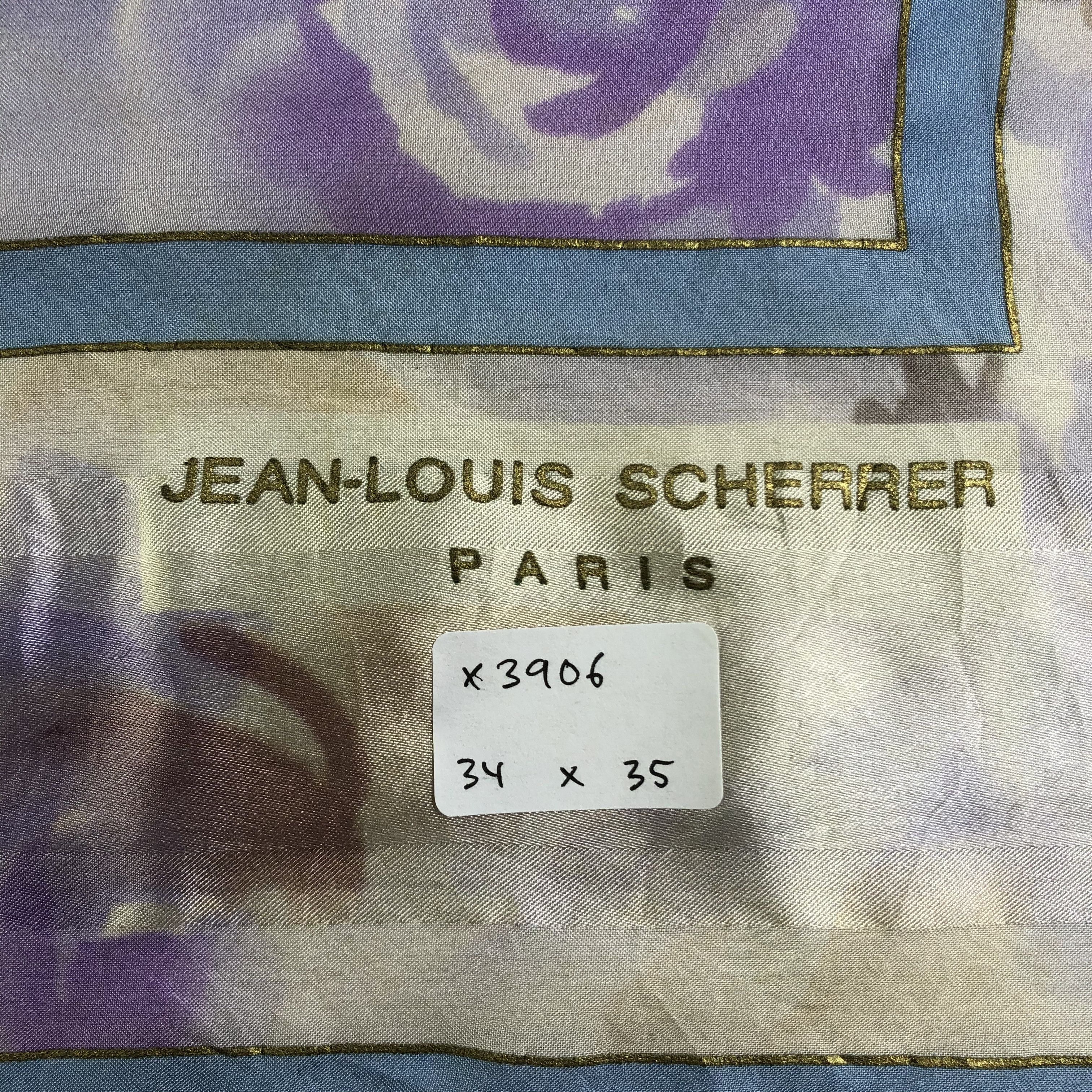 Jean-Louis Scherrer × Vintage Vintage Jean Louis Scherrer Silk Scarf Size ONE SIZE - 6 Thumbnail