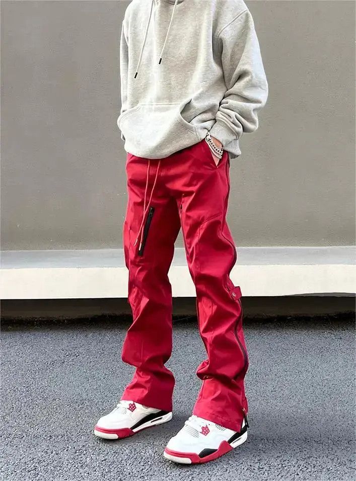Japanese Brand × Vintage Straight side zipper buckle casual pants Size US 32 / EU 48 - 1 Thumbnail