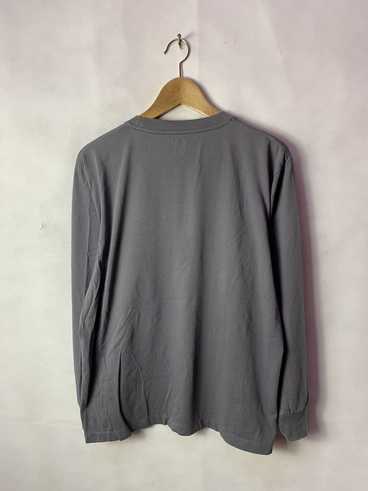 Japanese Brand × Uniqlo 🔥 Uniqlo Airism Grey Longsleeves Tee Size US L / EU 52-54 / 3 - 3 Thumbnail