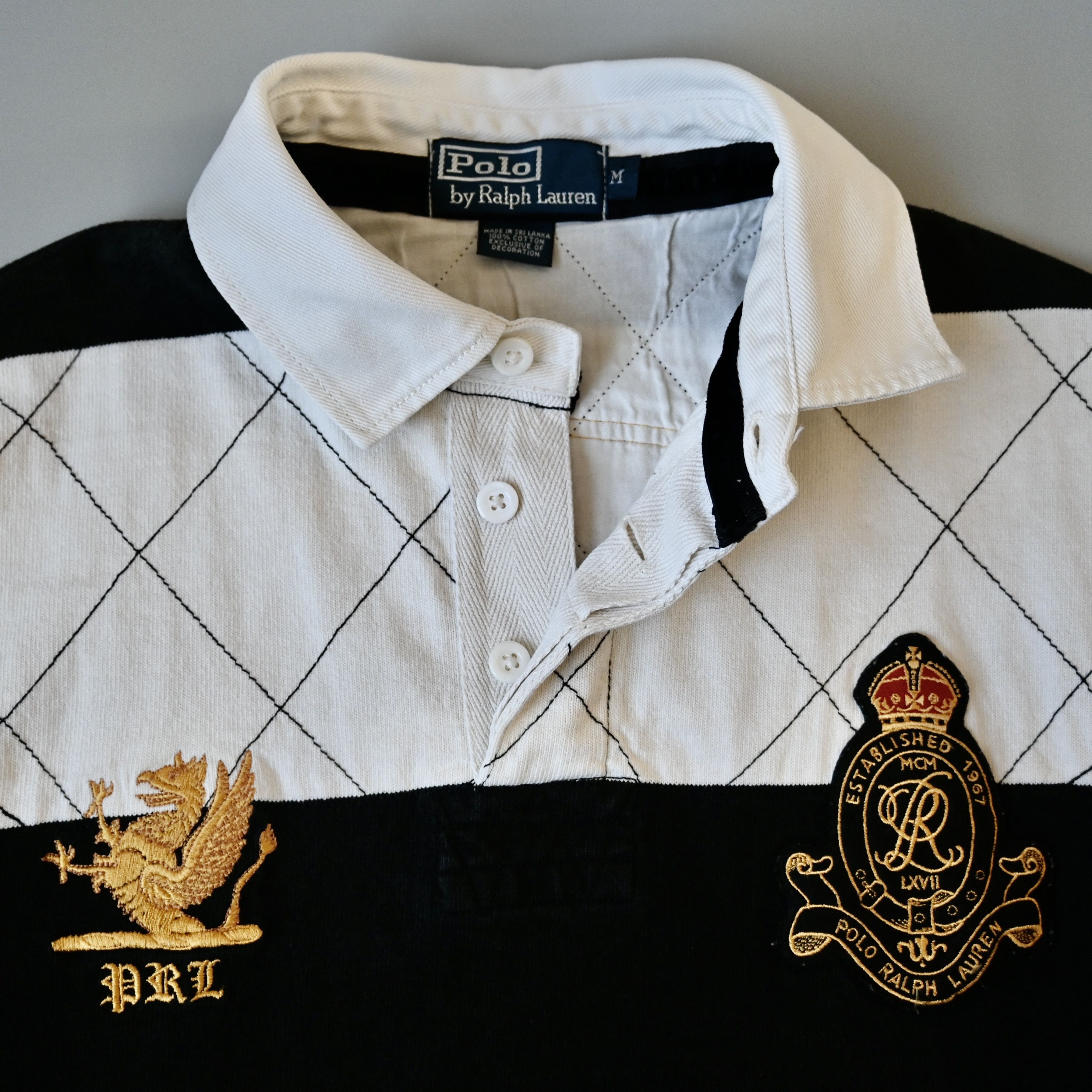 Polo Ralph Lauren 2010s Ralph Lauren PRLC #5 quilted rugby shirt, M Size US M / EU 48-50 / 2 - 10 Thumbnail