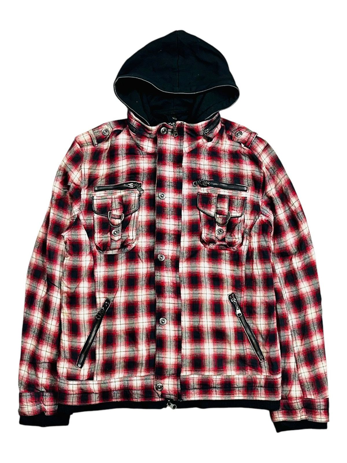 BUFFALO BOBS 2000s In The Attic - Vkei Style Double Layer Jacket Size US M / EU 48-50 / 2 - 3 Thumbnail