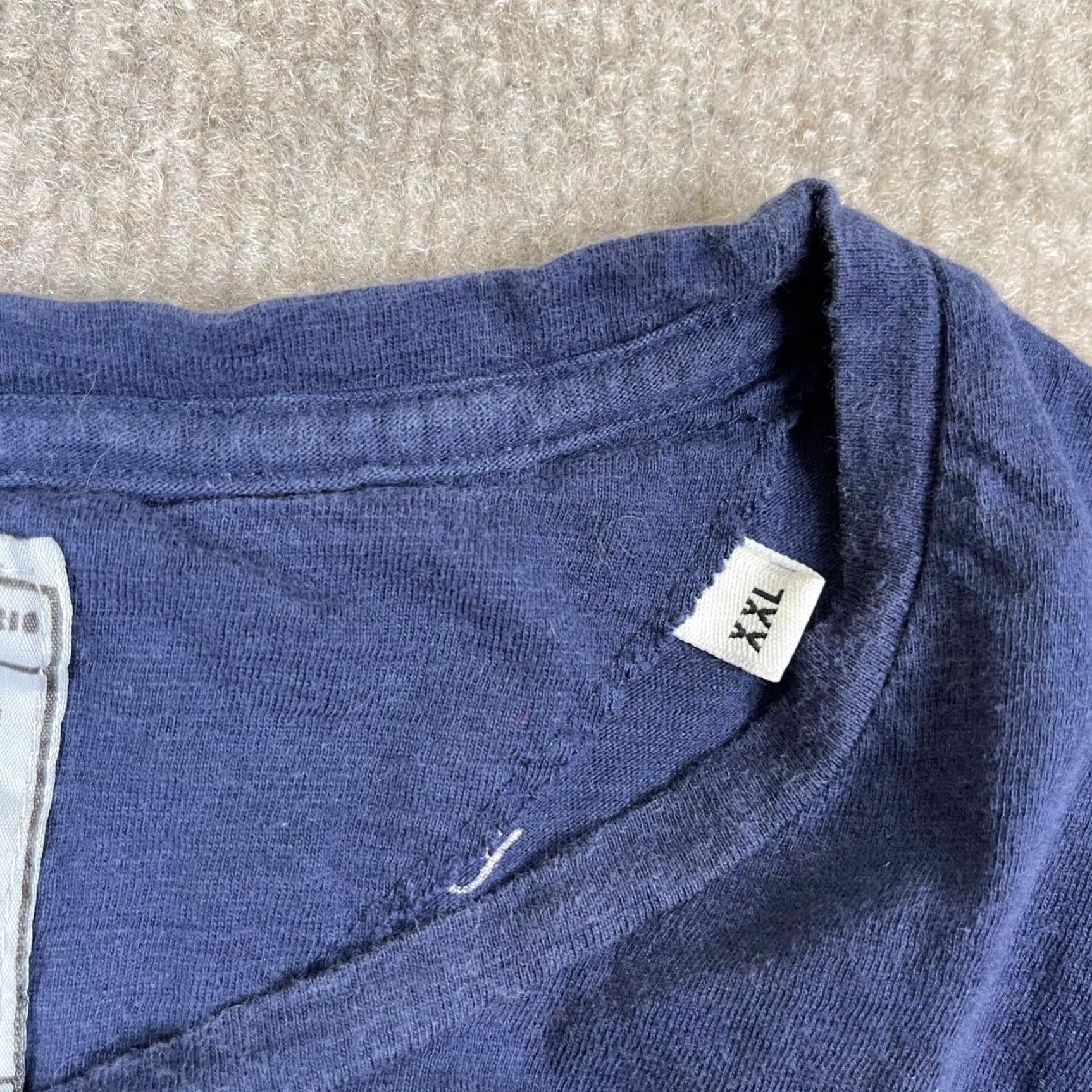 Pepe Jeans VINTAGE Pepe Jeans Women's 2XL Blue Short Sleeve Crew Neck Logo Slim T-Shirt Women Modern Y2K Size 40" / US 18 - 4 Thumbnail