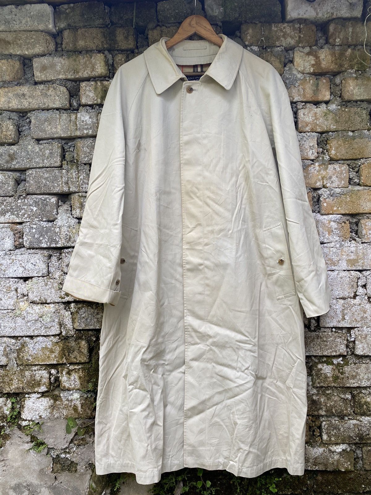 Burberry × Burberry Prorsum ✨Steals✨Vtg Burberry Nova Check Trench Coat Size US L / EU 52-54 / 3 - 1 Thumbnail