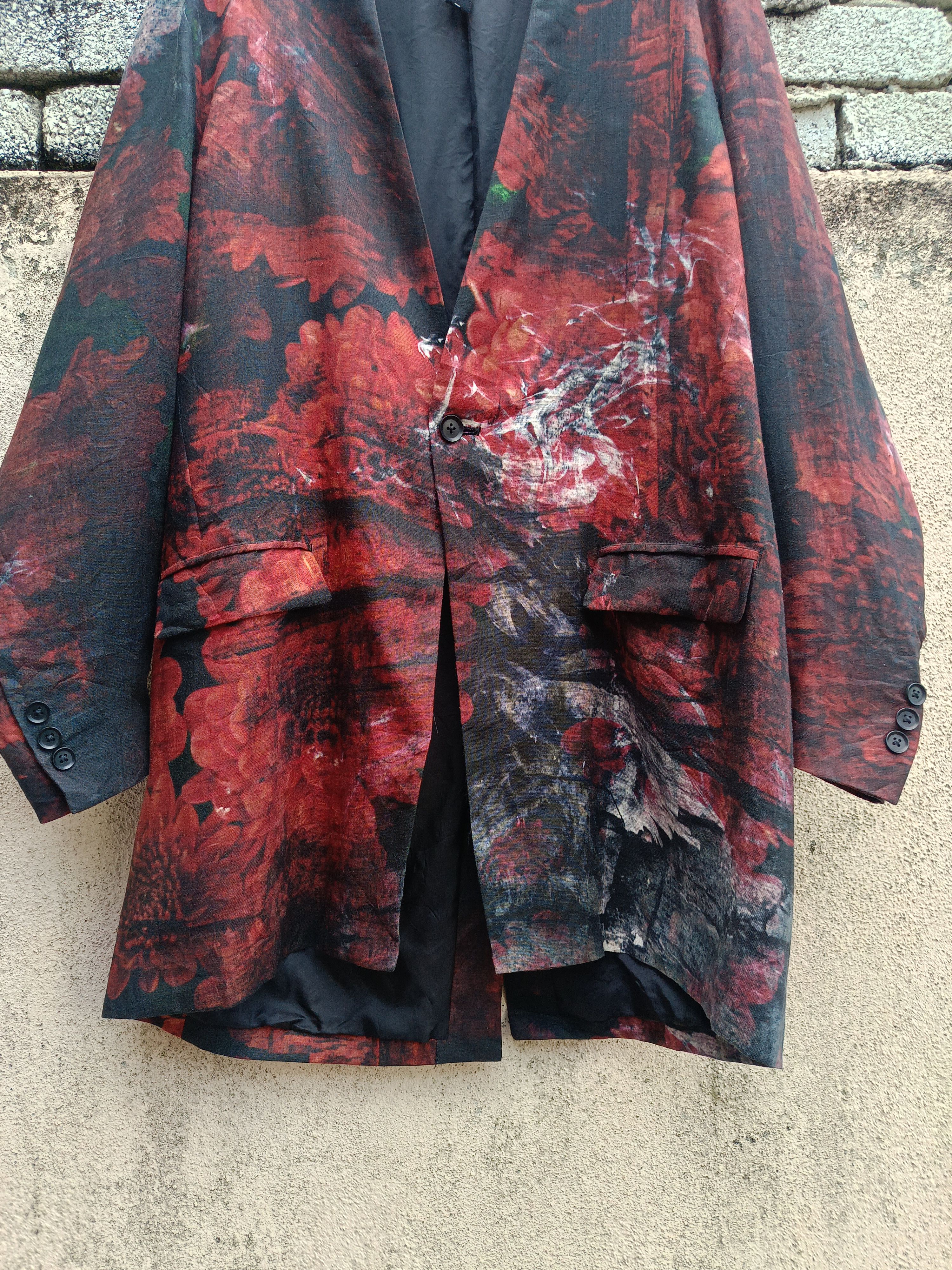 Ground Y SS2023 GROUNDY BY YOHJI YAMAMOTO FIREWORKS COLLARLESS JACKET Size US M / EU 48-50 / 2 - 5 Thumbnail