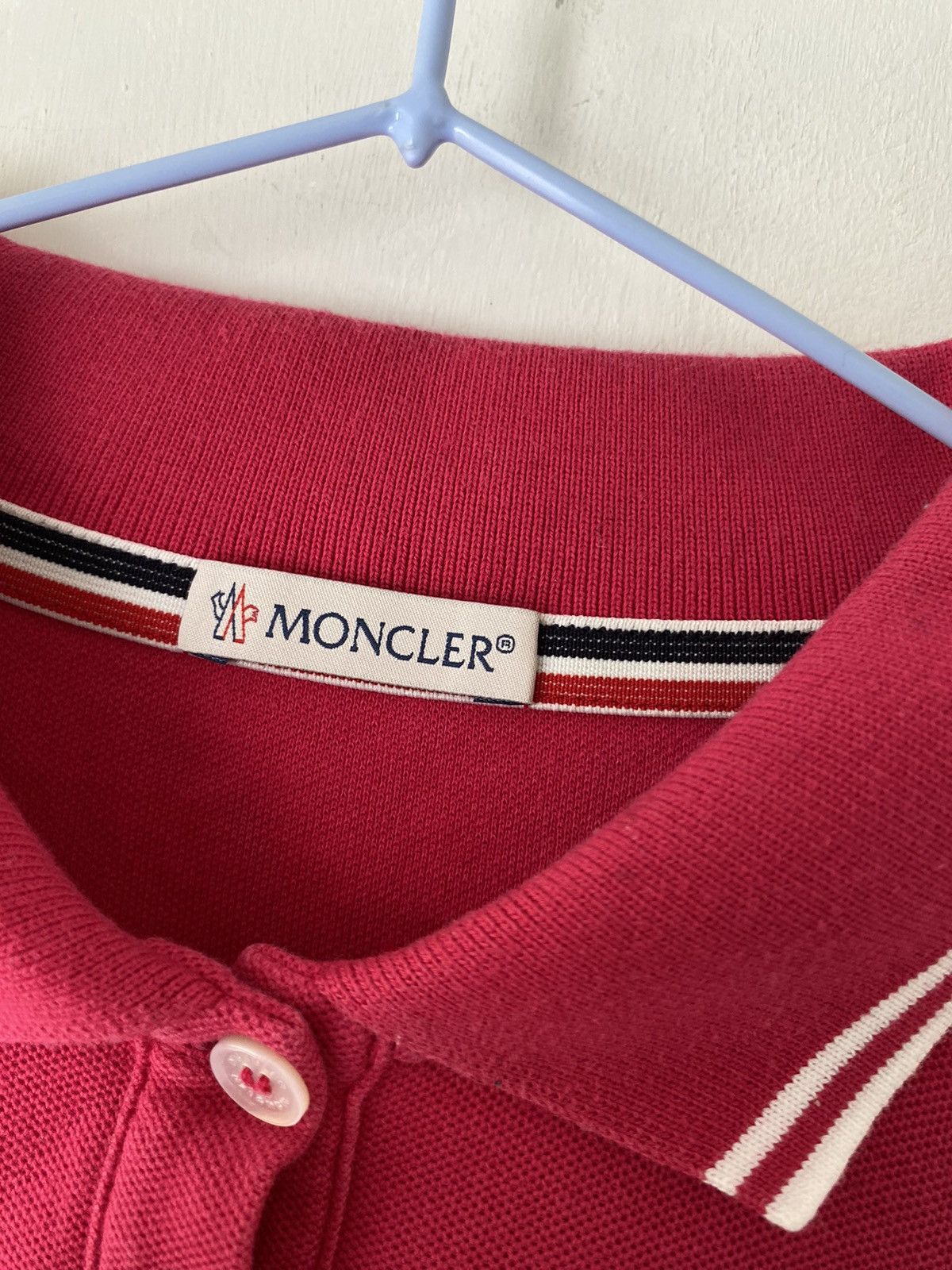 Moncler Moncler Luxury Polo T-shirt Size M / US 6-8 / IT 42-44 - 9 Thumbnail