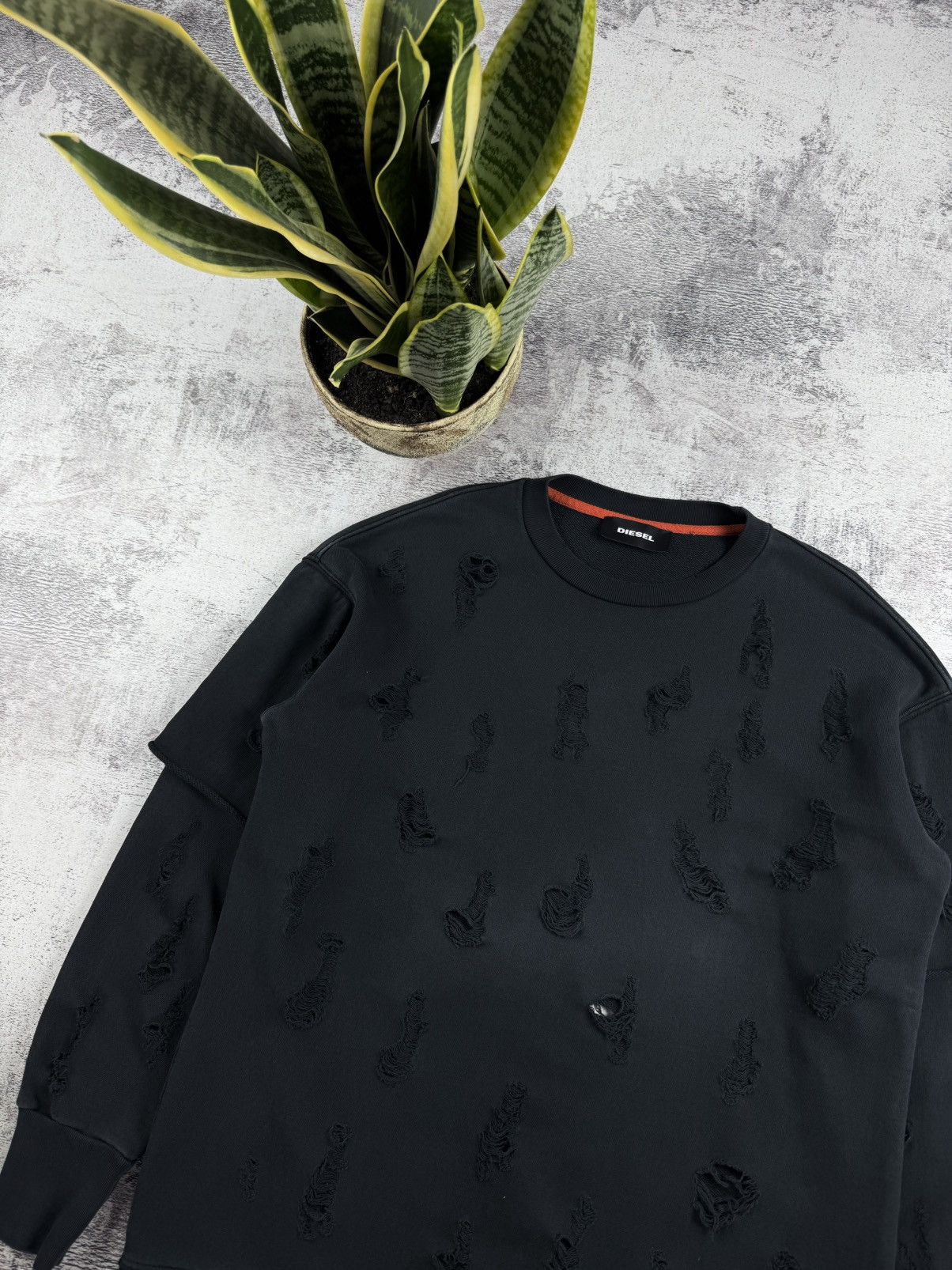 Diesel Vintage Diesel Y2K Patch-worked Sweatshirt Pullover Hoodie Size US L / EU 52-54 / 3 - 4 Thumbnail