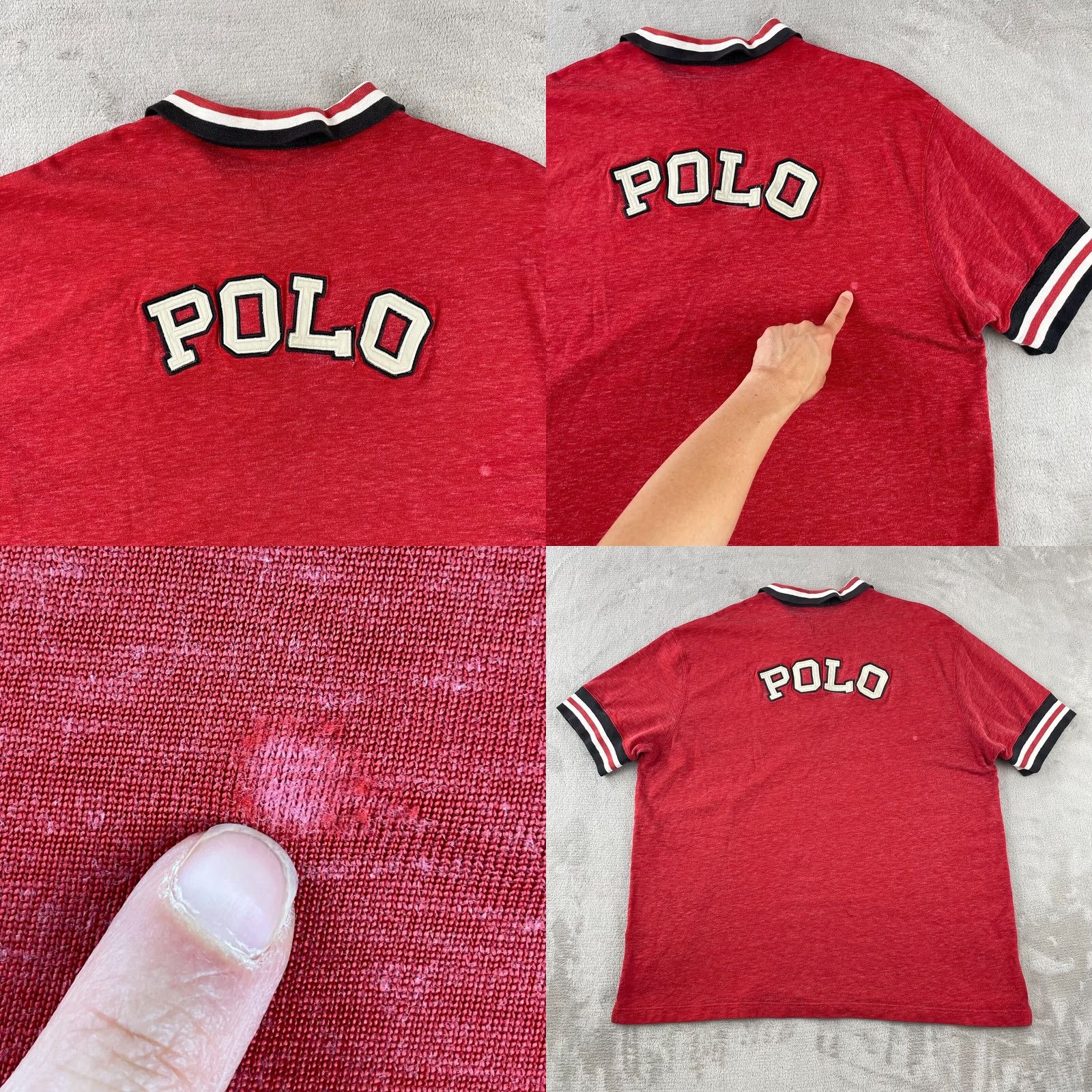 Polo Ralph Lauren Vintage Polo Sport Ralph Lauren 1/4 Zip Pullover Men XL Red Activewear Pullover Size US XL / EU 56 / 4 - 8 Thumbnail