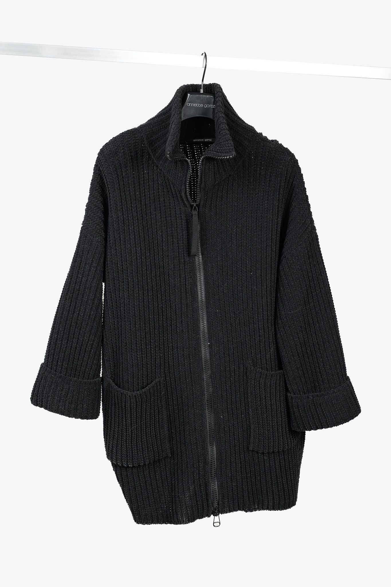 Annette Gortz Annette Gortz Fall 2022 Lilit Chenille Chunky Zip Cardigan Size M / US 6-8 / IT 42-44 - 1 Thumbnail