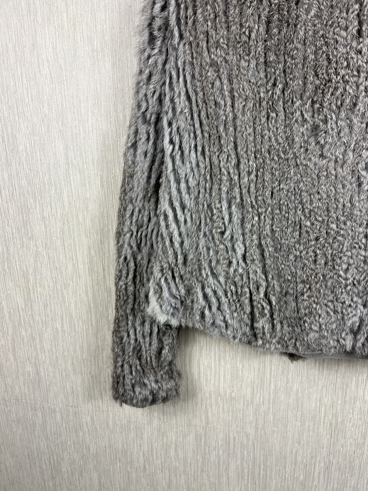 Helmut Lang Archive Helmut Lang vintage real rabbit fur cardigan jacket Size S / US 4 / IT 40 - 21 Thumbnail