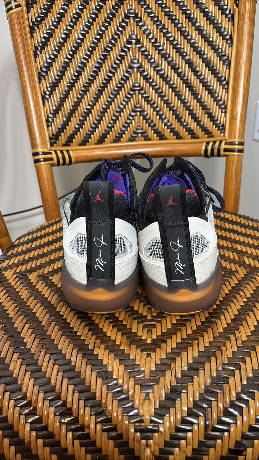 Jordan Brand × Nike Jordan 37 Light Bone Dark Concord DD6958-060 Size US 13 / EU 46 - 4 Thumbnail