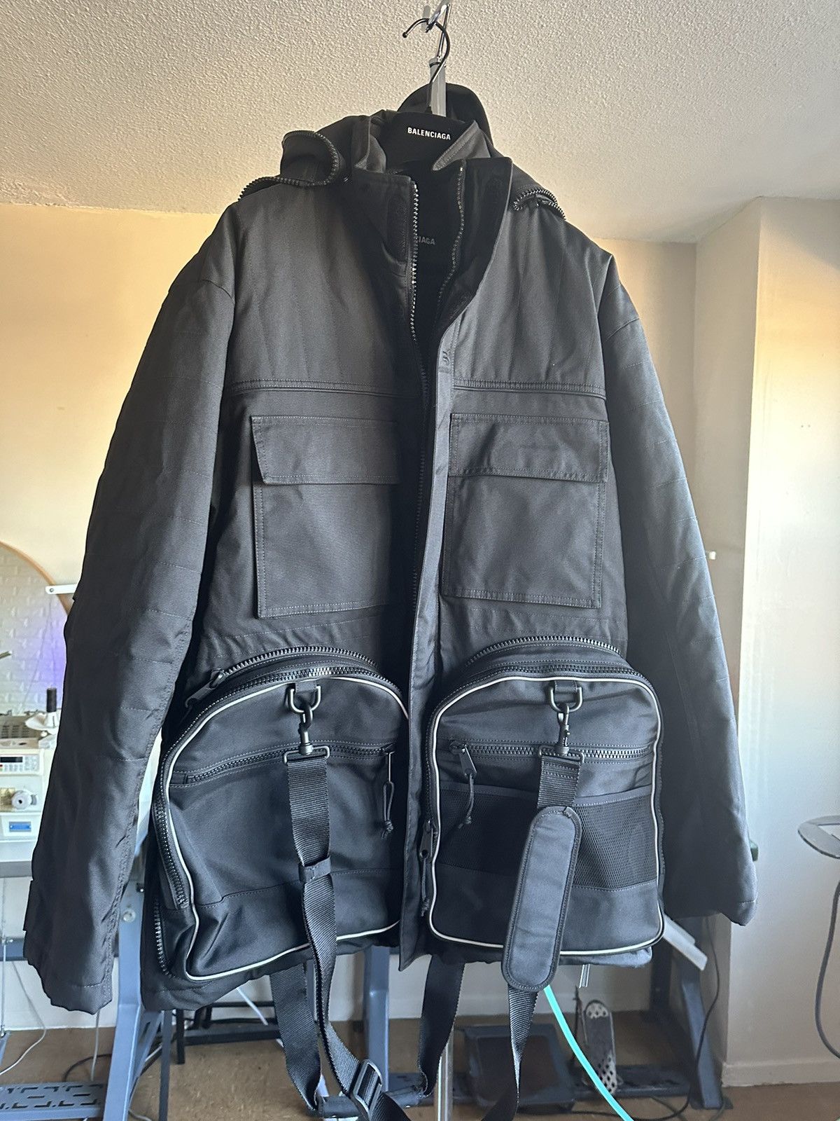 Balenciaga Balenciaga Transformer Parka Black 46 Size US S / EU 44-46 / 1 - 5 Thumbnail