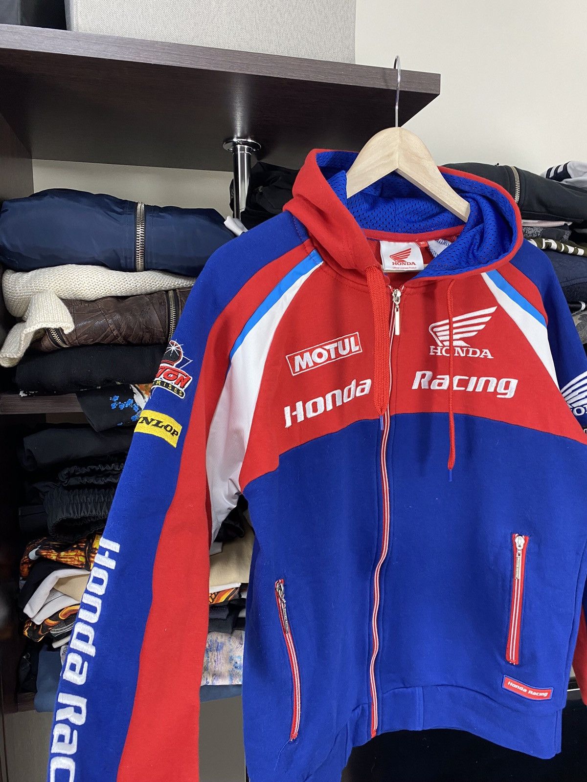 Honda Vintage Honda Racing Motul Zip Up Hoodie Size US S / EU 44-46 / 1 - 2 Thumbnail