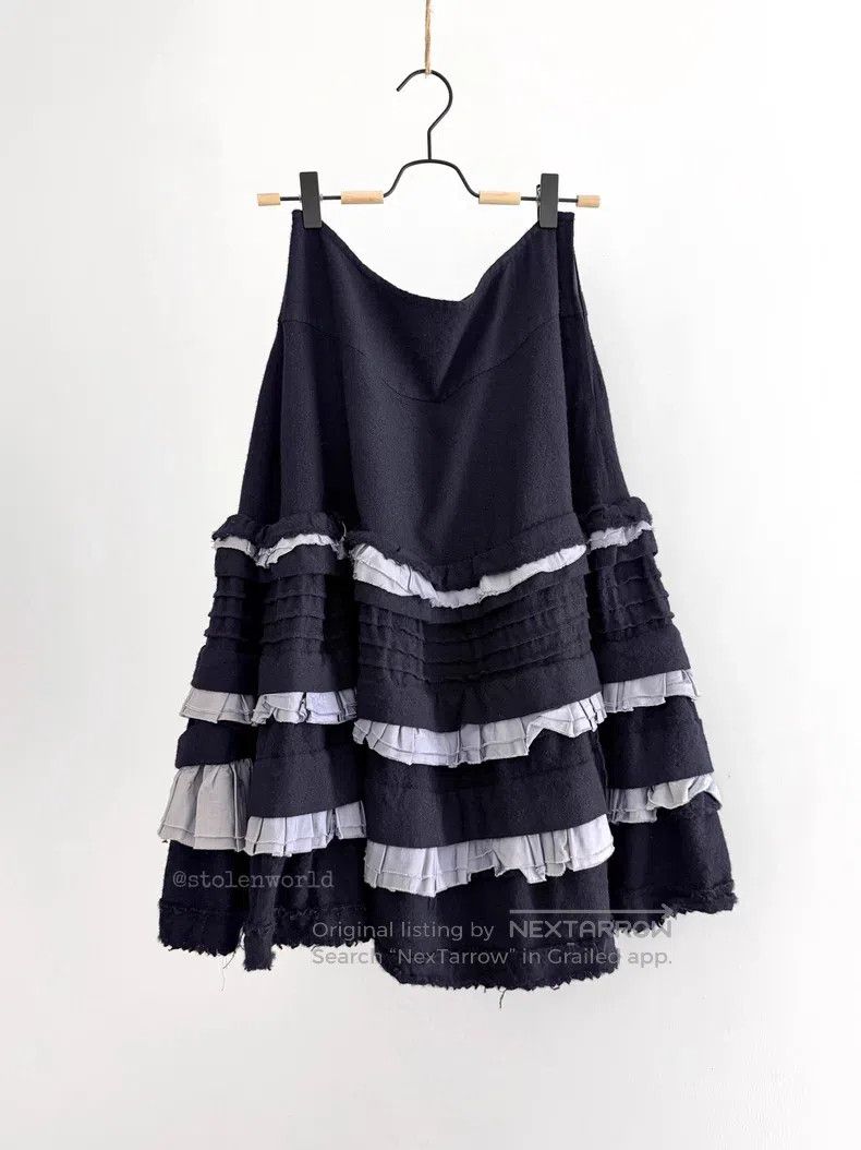 Comme des Garcons Comme des Garcons size M Lace Pleated Layered Cake Skirt Size 25" / US 0 / IT 36 - 1 Thumbnail
