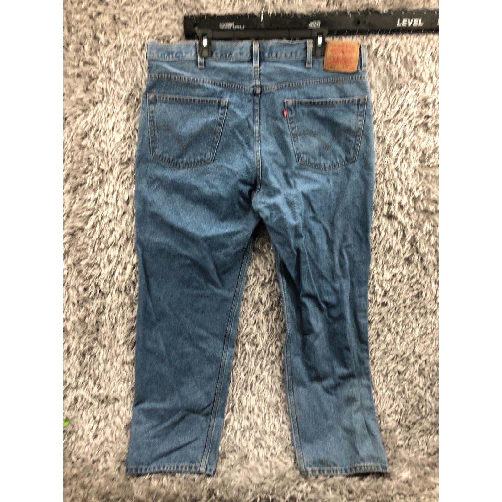 Levi's Levi's 550 Relaxed Straight Jeans Size 42x30 Mens Mid Rise Medium Wash Blue Size US 42 / EU 58 - 4 Thumbnail