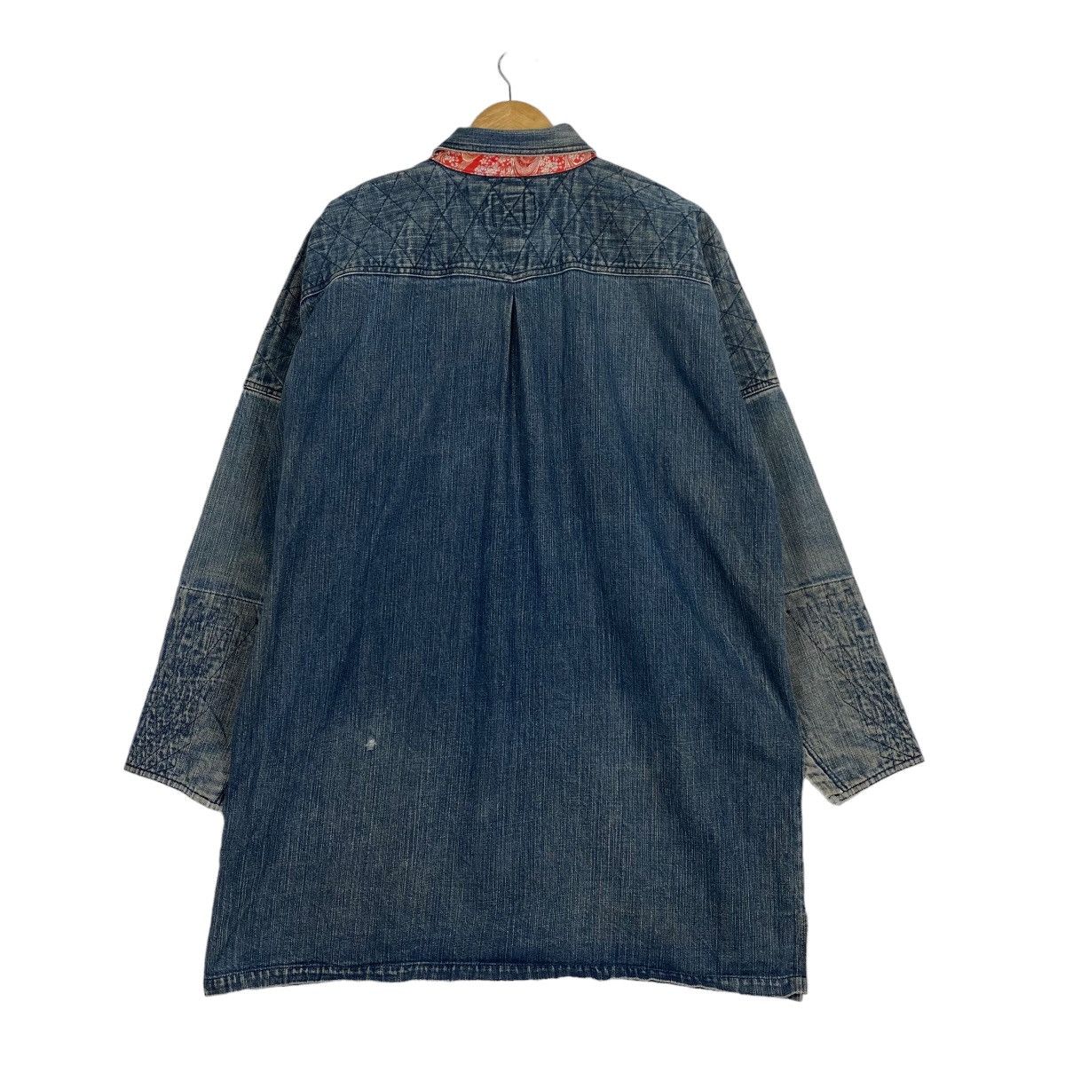 Japanese Brand Vitage denim patchwork japan jacket Size US L / EU 52-54 / 3 - 8 Thumbnail