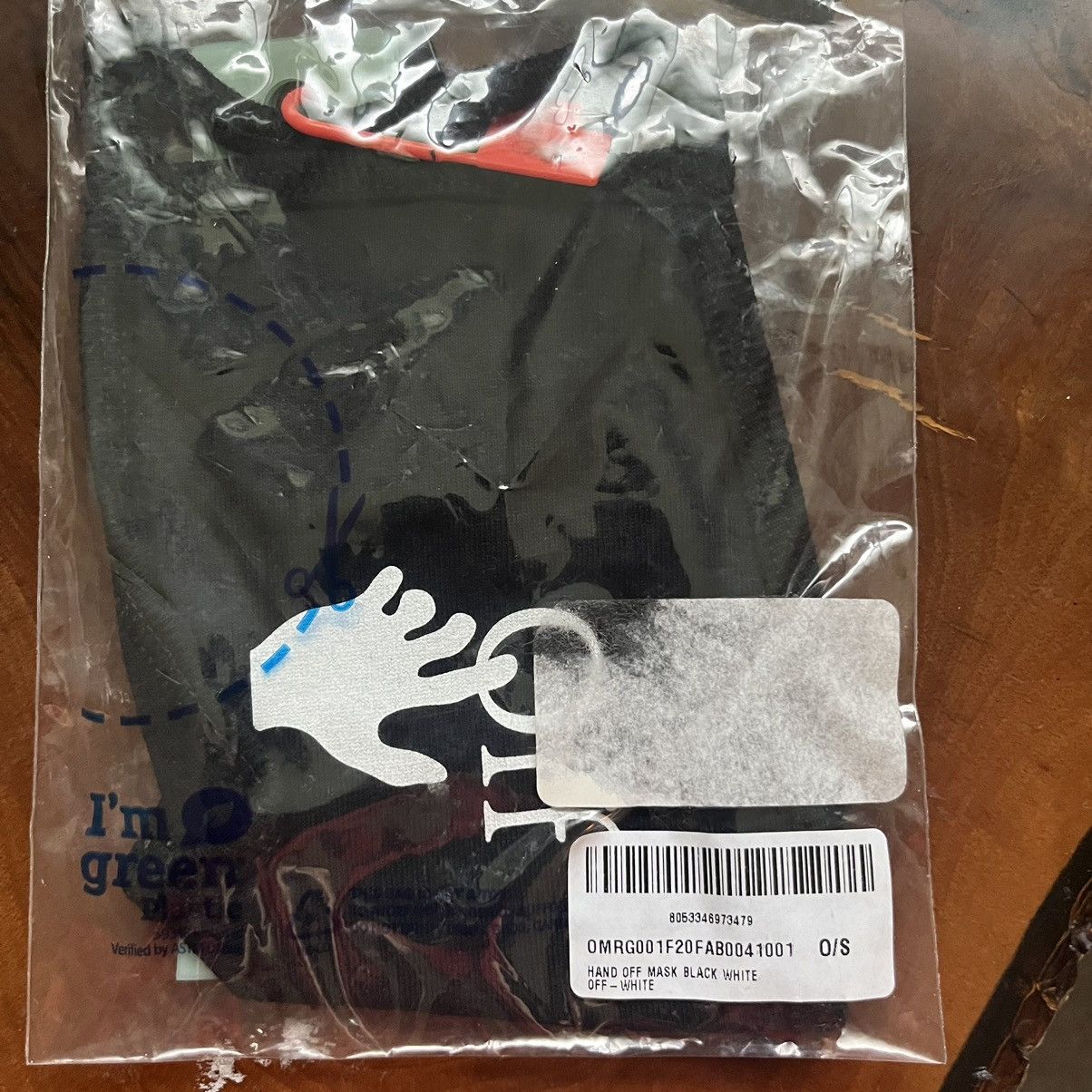 Off-White Hand Logo Mask Size ONE SIZE - 8 Thumbnail