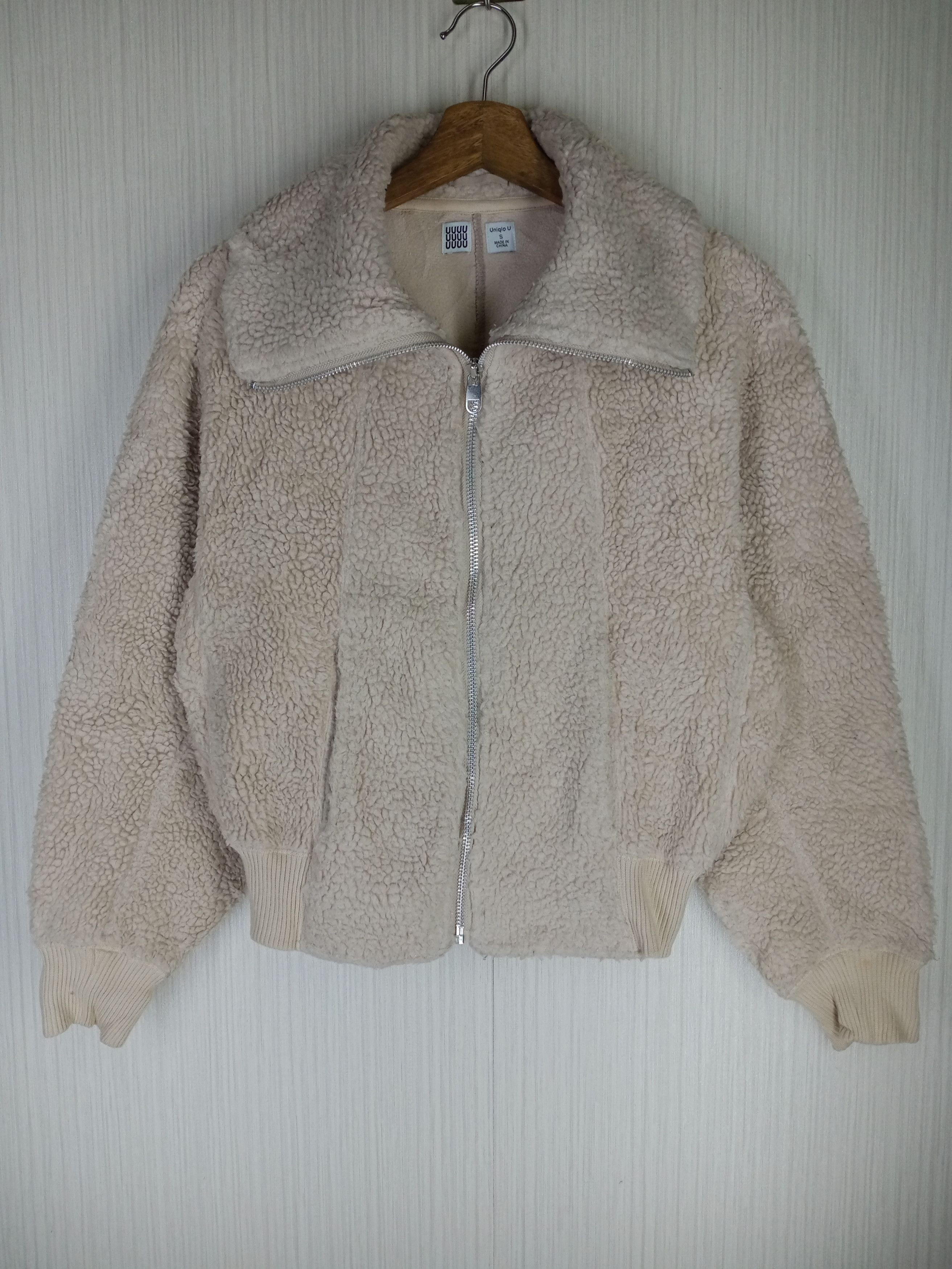 Undercover × Uniqlo Rare Uniqlo Undercover Deep Pile Fleece Bomber Jacket Size US S / EU 44-46 / 1 - 1 Thumbnail