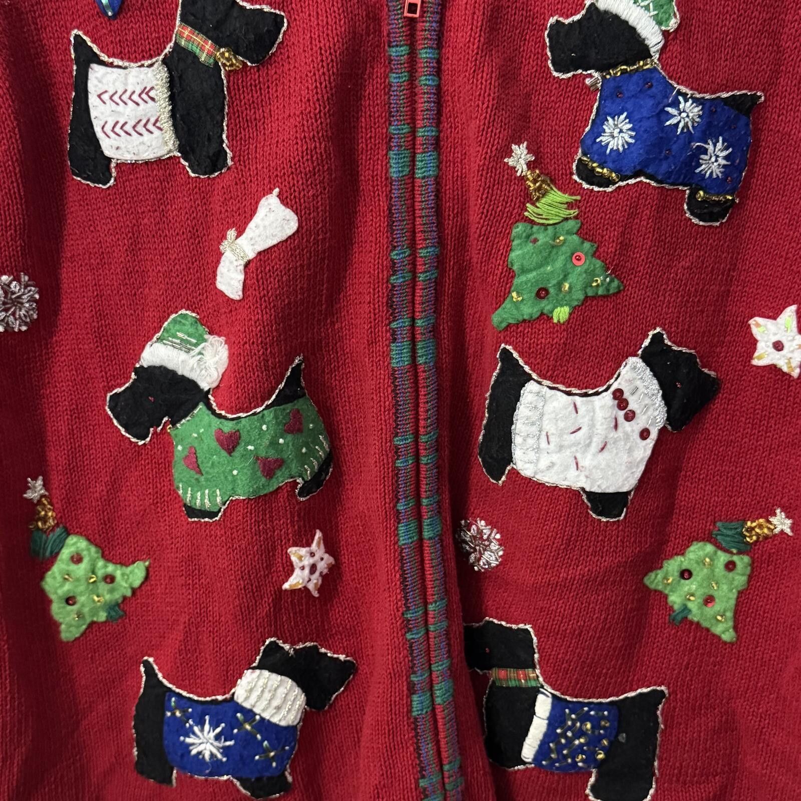 Other Heirloom CollectiblesScottie Dog's Christmas Vest-1x Size XL / US 12-14 / IT 48-50 - 3 Thumbnail