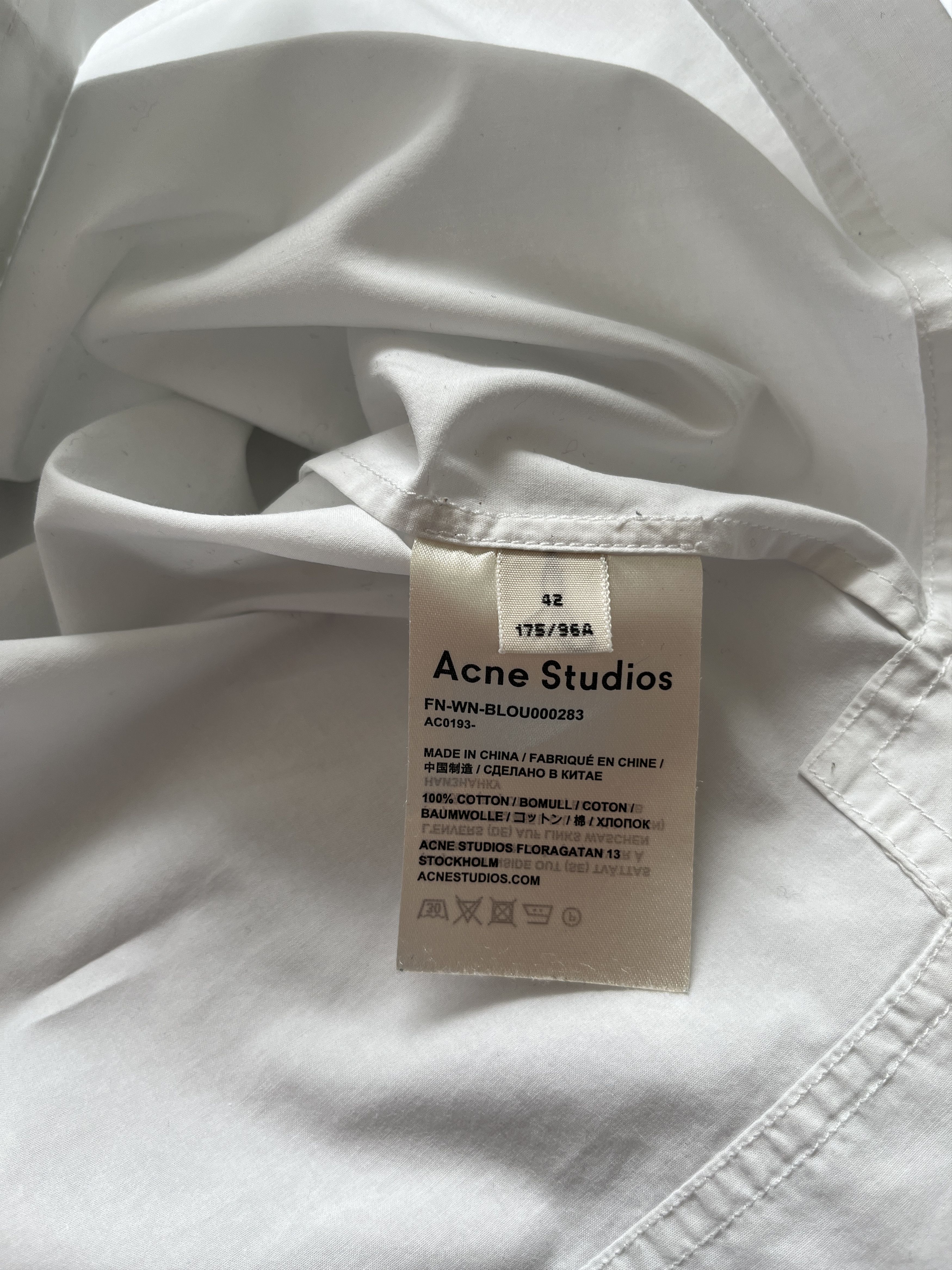 Acne Studios ⚡️QUICK SALE⚡️Acne Studios Oversized Cropped Blouse Size L / US 10 / IT 46 - 5 Thumbnail